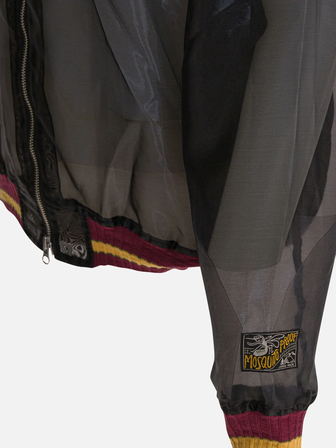 Kapital Sheer Pearl Mosquito Guard Souvenir Jacket (RAVEN & SKULL) - Black - Image 4