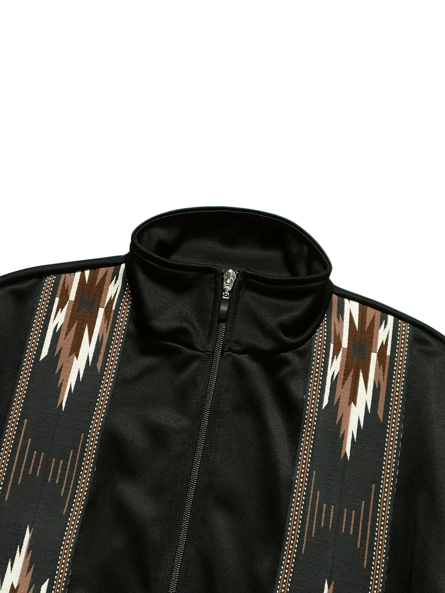 Kapital Smooth Jersey KOCHI & ZEPHYR Track JKT - Navy - Image 3