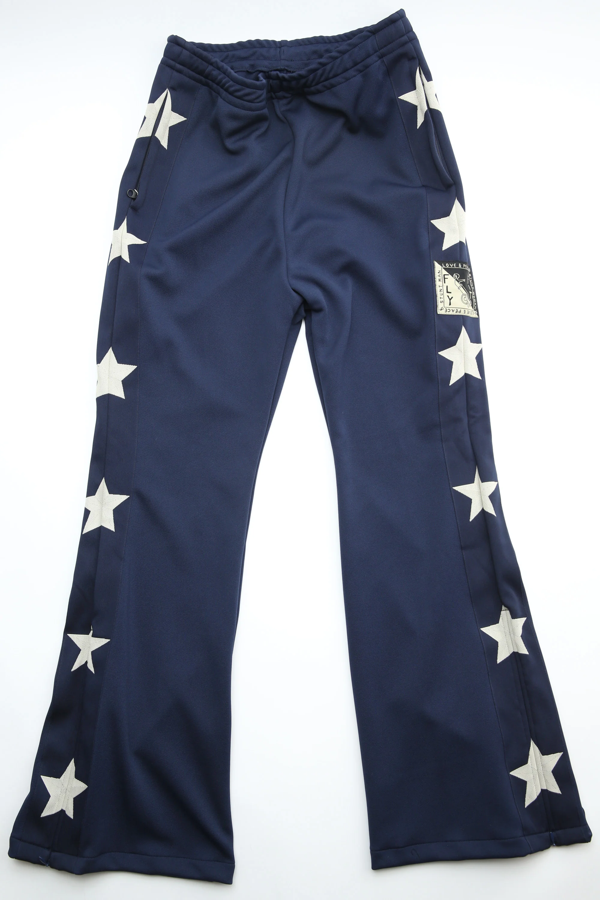 Kapital - Smooth Jersey Stantman (Stuntman) & woman Track Pants - Navy