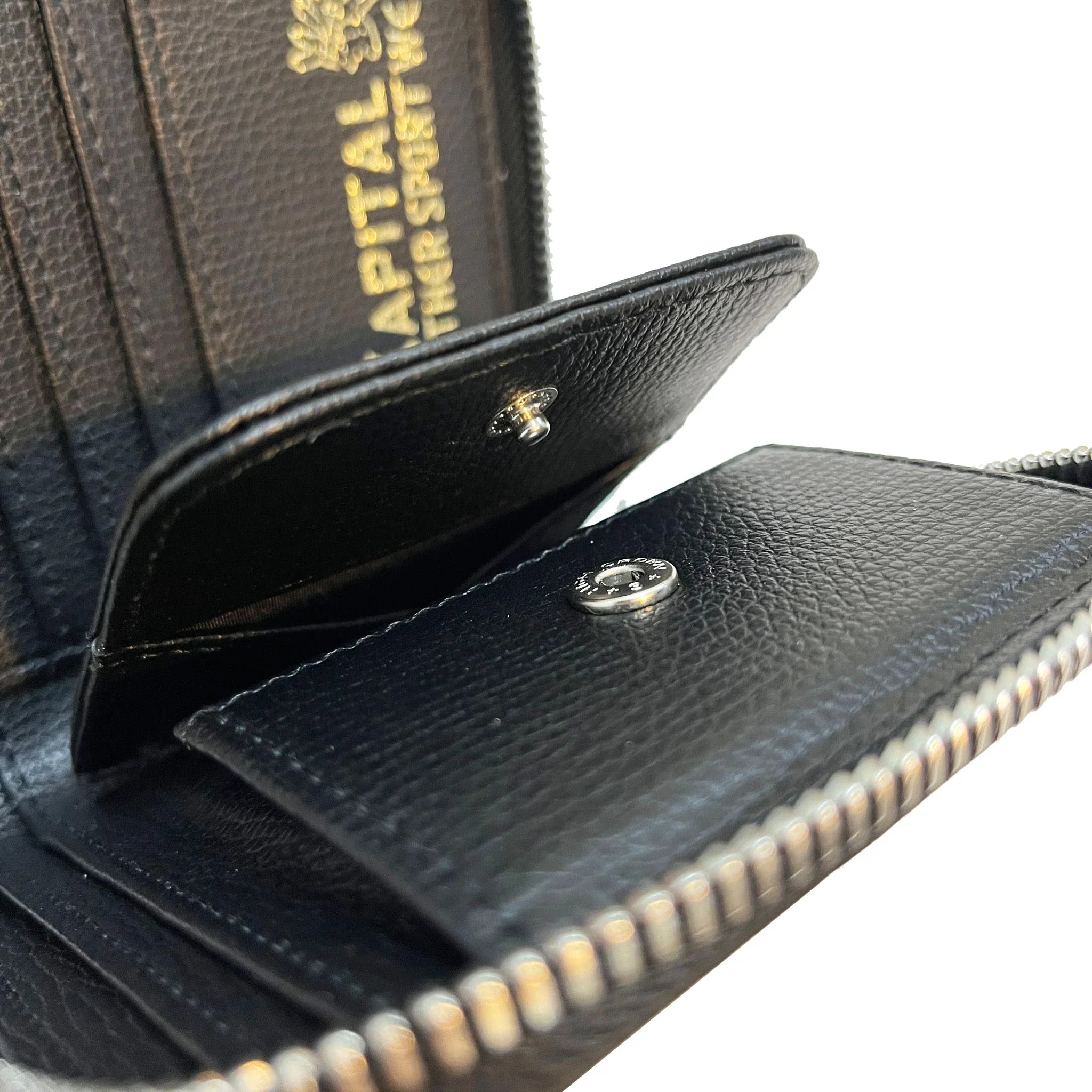 Kapital | Thumb-Up Bone Band Zip Wallet | Black - Image 7