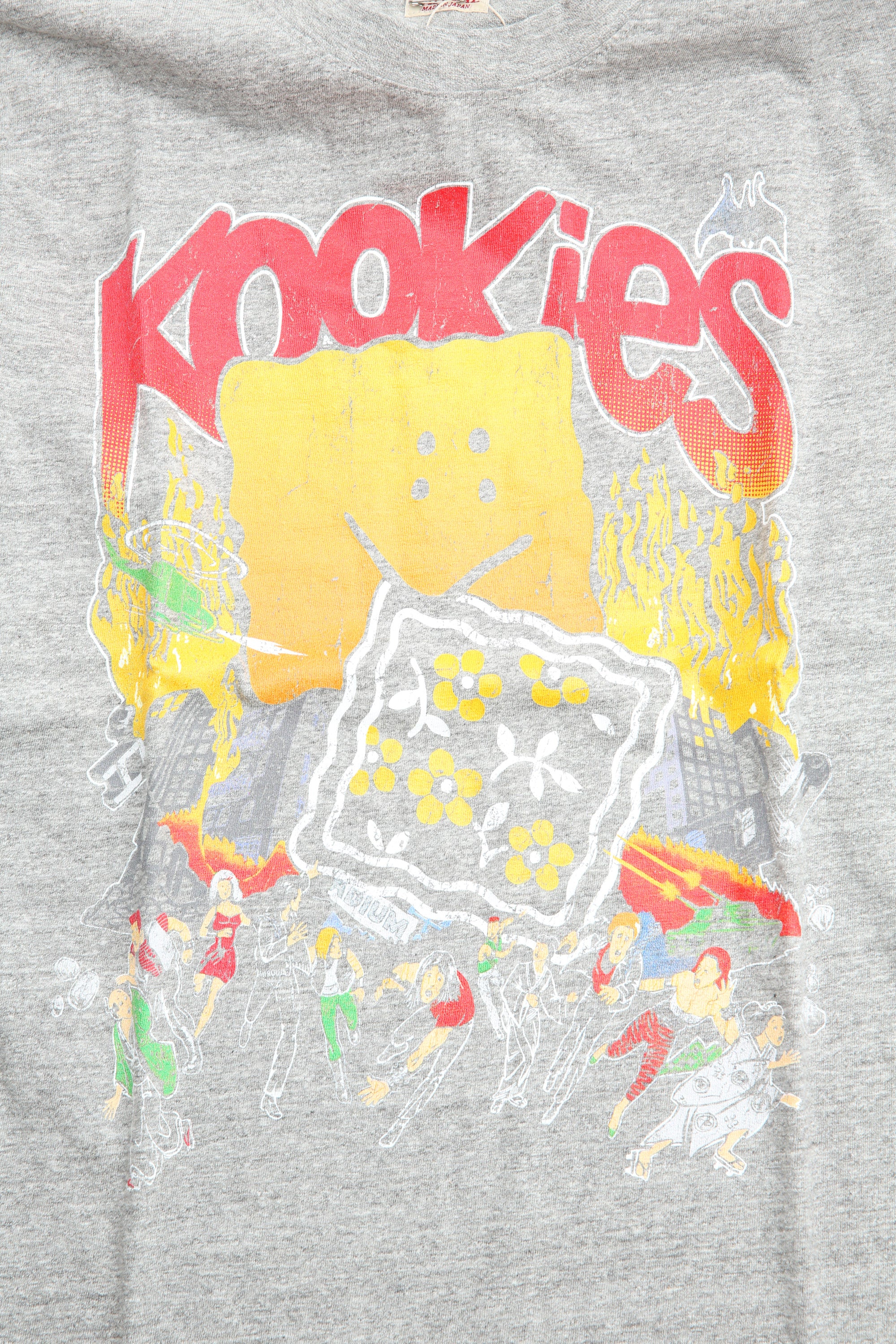 Kapital TOP JERSEY CREW LONGS SLEEVE T (BUSTER PECKISH BOWY) - Grey - Image 2
