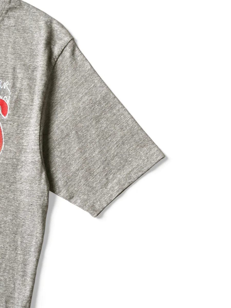 Kapital - TOP Jersey Crew Tee (BUSTER PECKISH BOWY) - Grey - Image 6