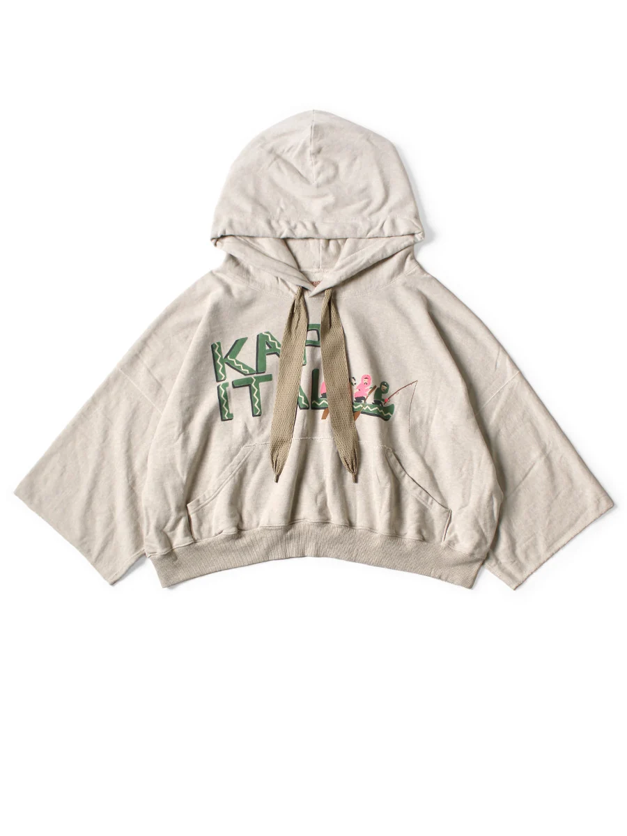 Kapital TOP SWT Knit DEVIL HOODIE (CANOE KAPITAL) - Green - Image 2