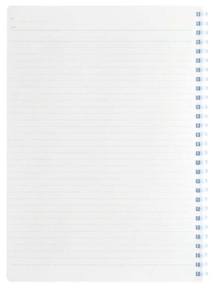 Kokuyo Campus Soft Ring Notebook | A5 - 50 Sheets - 6mm Dotted Line | Pink - Image 3