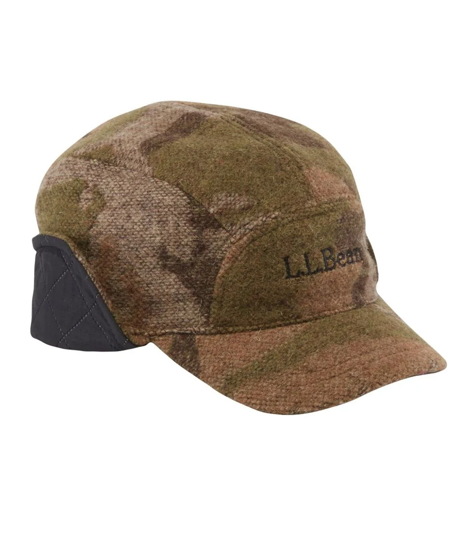 L.L.Bean Adults' Maine Guide Wool Cap with PrimaLoft - Camo
