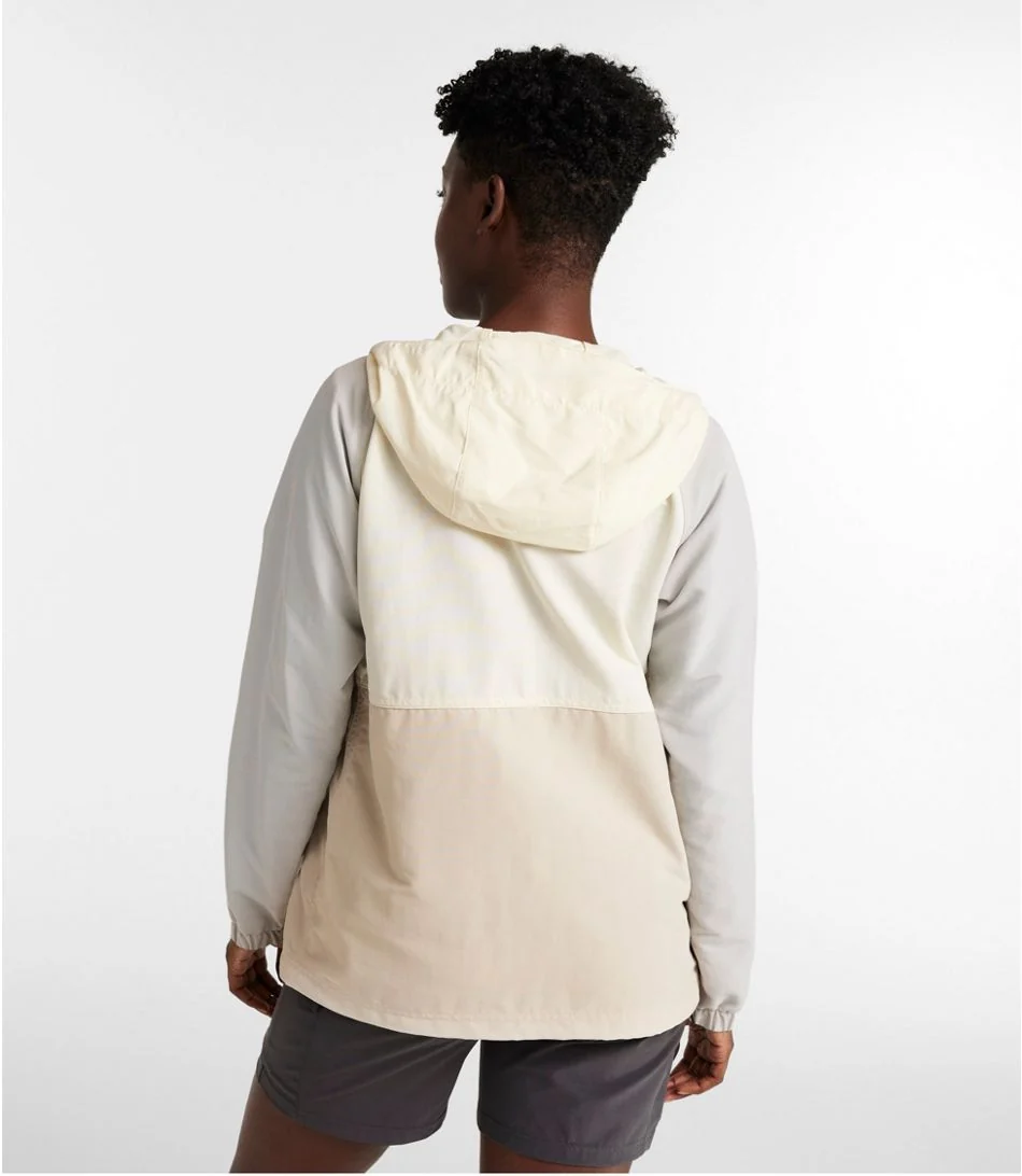 L.L.Bean Women's Mountain Classic Anorak - Paperwhite/Putty - Image 3