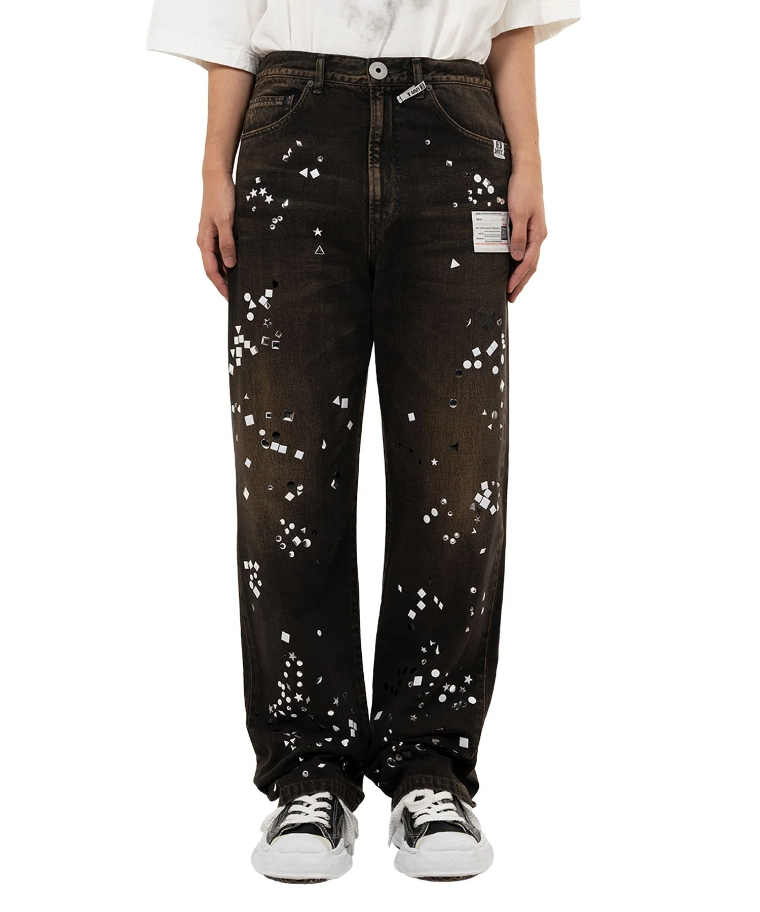 Maison Mihara Yasuhiro - Embellished Jeans - Black