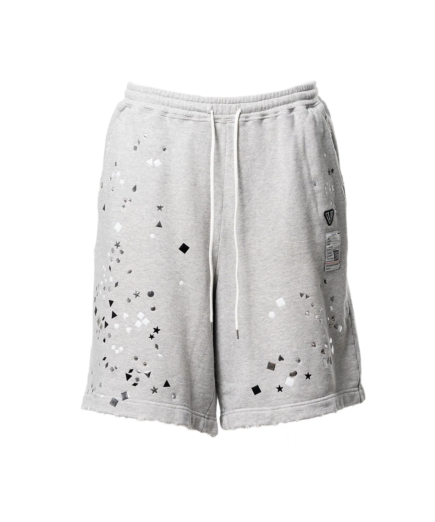 Maison Mihara Yasuhiro Embellished Shorts - Gray