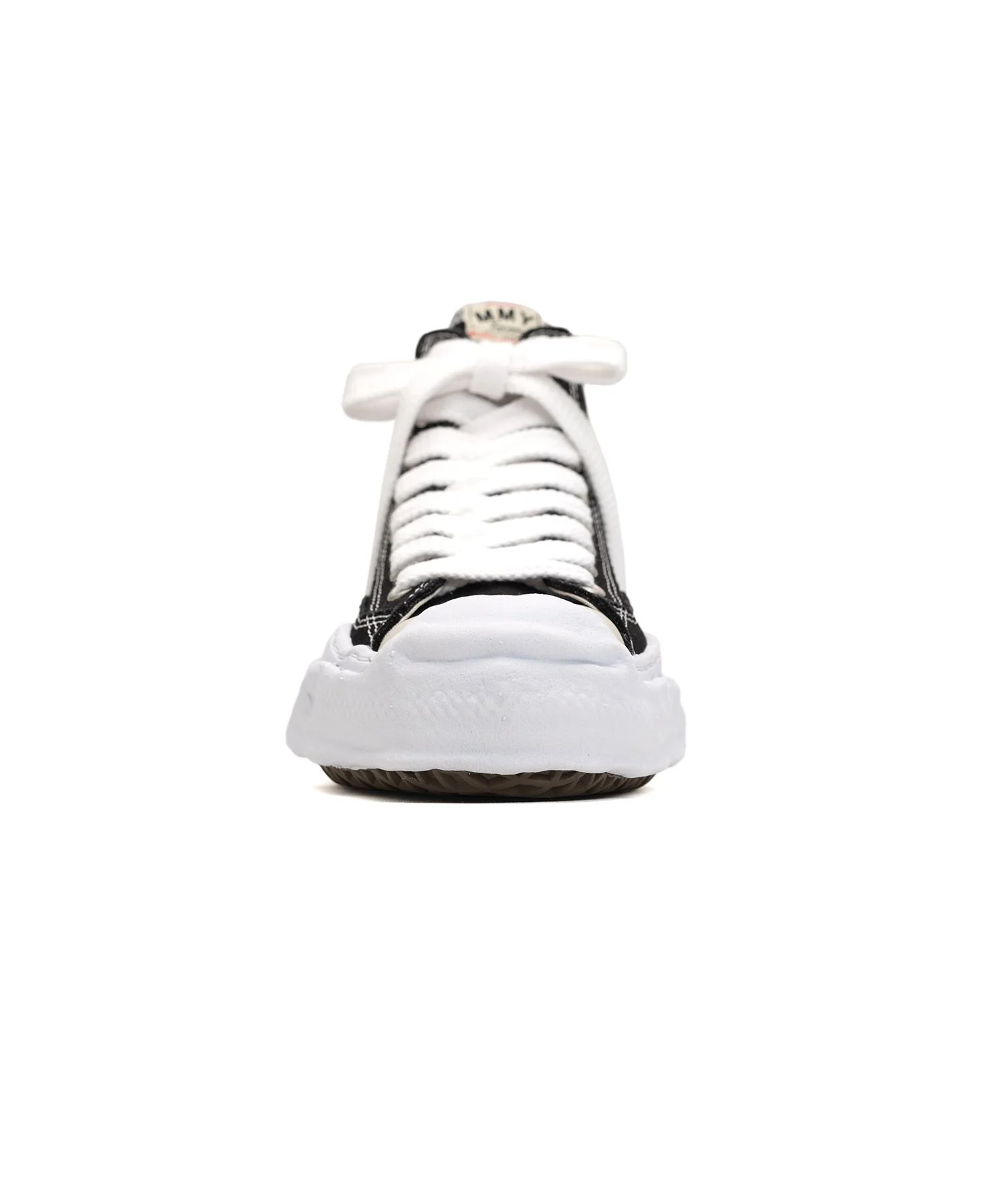 Maison Mihara Yasuhiro - HANK / Original Sole Canvas High-Top Sneaker - Black - Image 4