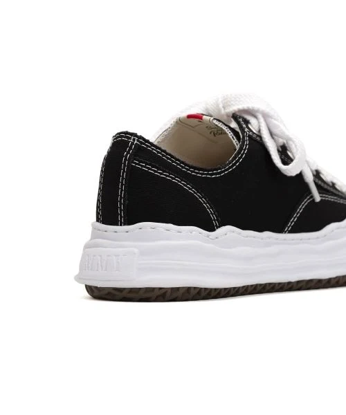 Maison Mihara Yasuhiro - HANK / Original Sole Canvas Low-top Sneaker - Black - Image 5