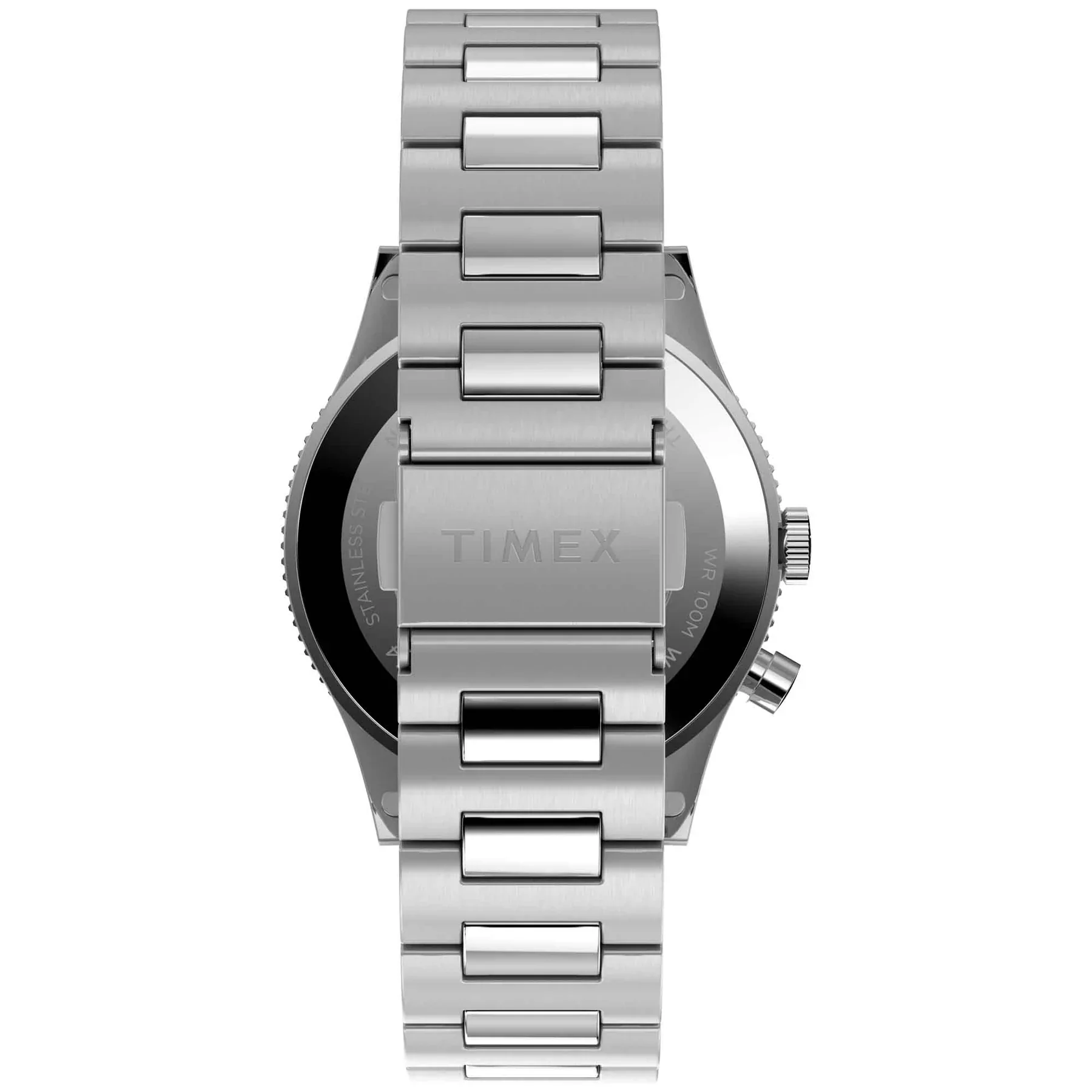 Timex Waterbury Traditional GMT 39mm Black Red SS - Image 4