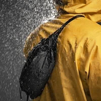Matador Freerain Waterproof Packable Hip Pack - Black/Grid - Image 3