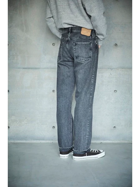 orSlow 105 90'S BLACK DENIM - STONE WASH - Image 15