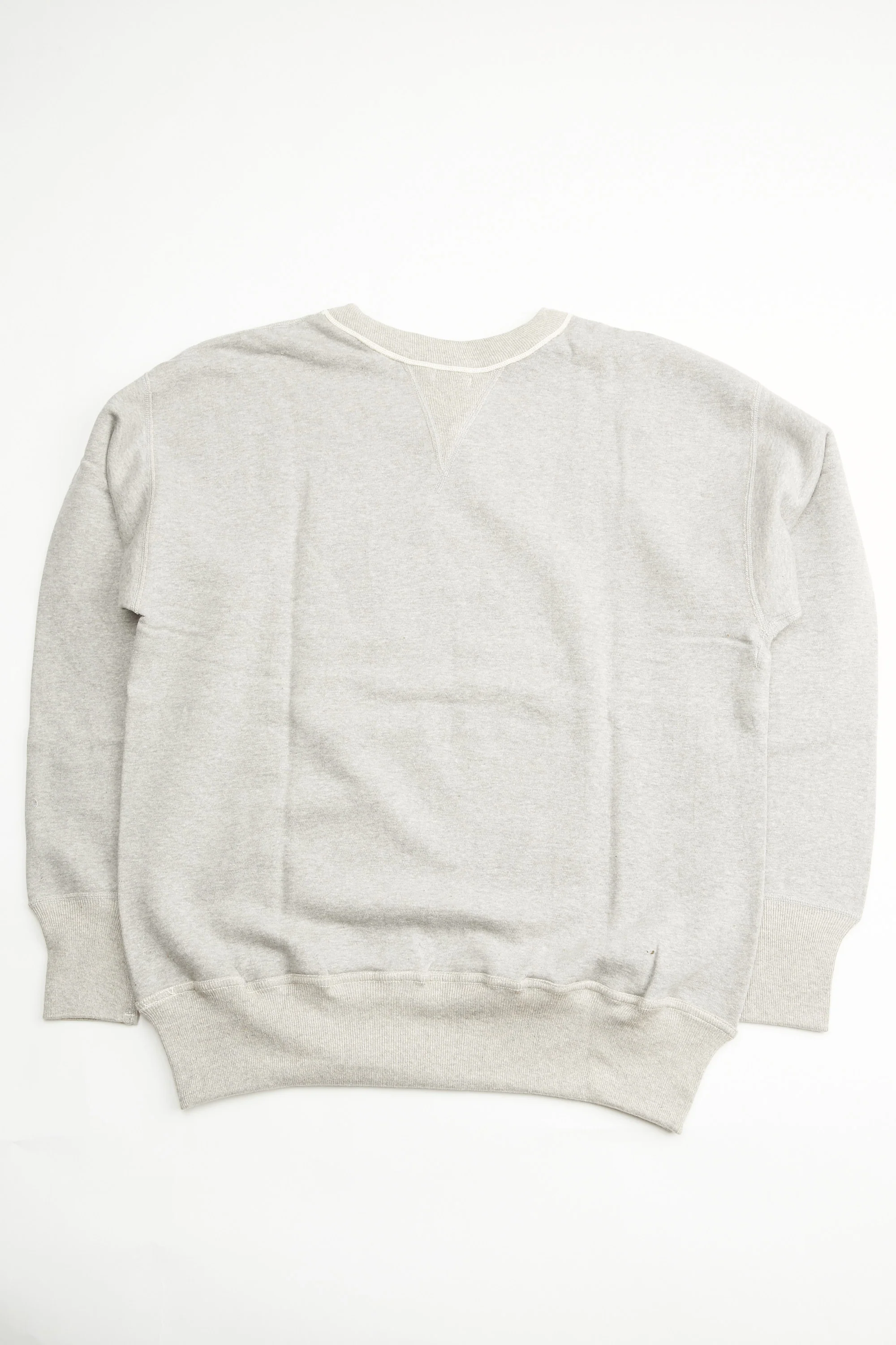 Warehouse & Co. Lot 401 - Plain Crewneck Sweatshirt - Heather Grey - Image 6