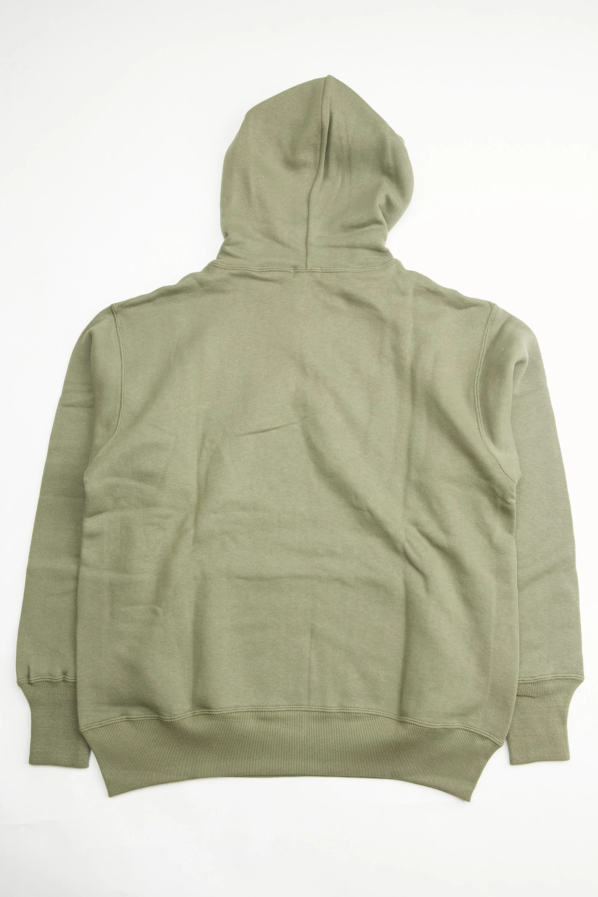 WAREHOUSE & CO. Lot 450 - Two-Needle Loopwheel Hoodie - OD Green - Image 6