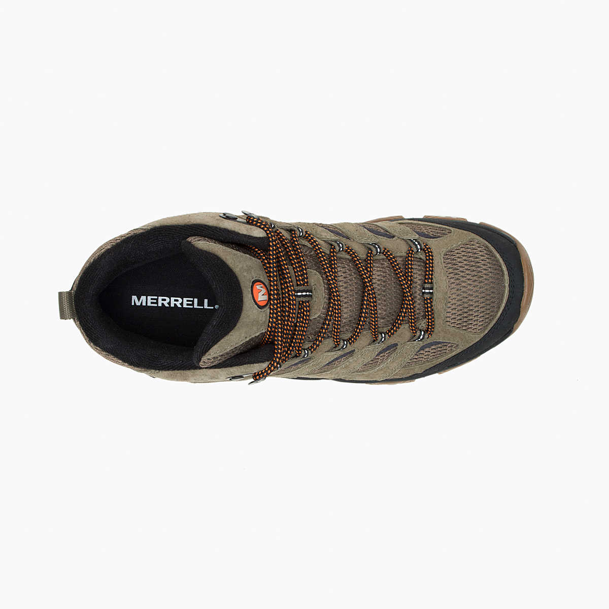 Merrell Men's Moab 3 Mid Waterproof - Olive/Gum - Image 3