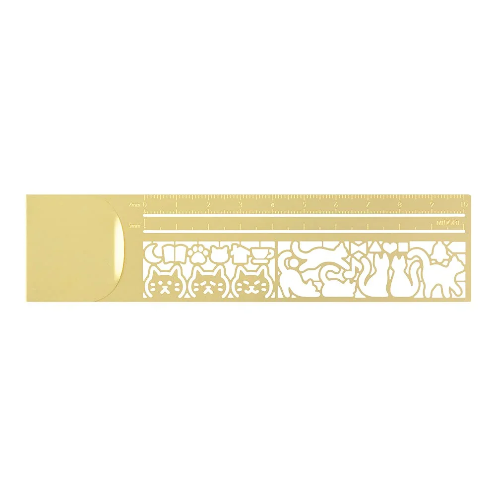 Midori Clip Ruler - Cat - Image 2