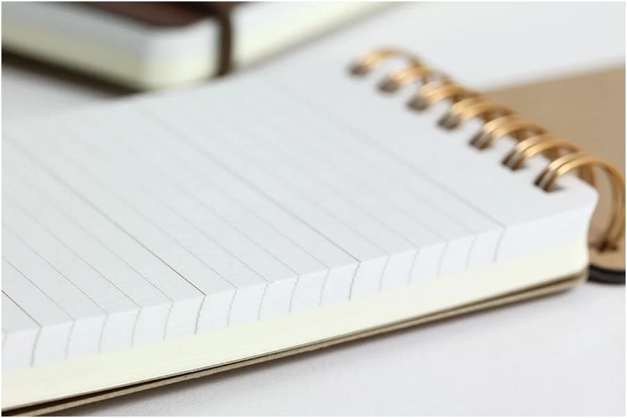 Midori Ring Grain Memo Pad - Black - Image 4