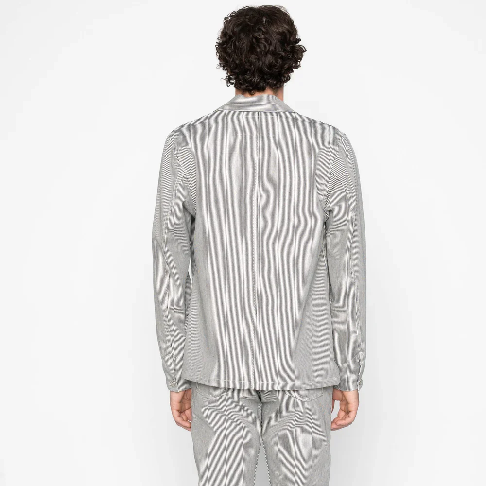 Naked & Famous Chore Coat - Hickory Selvedge - Image 4
