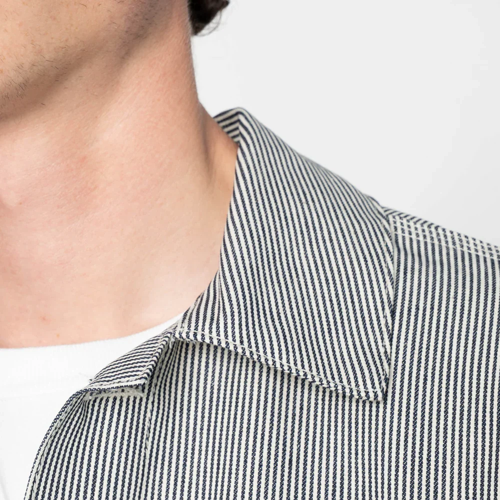 Naked & Famous Chore Coat - Hickory Selvedge - Image 7