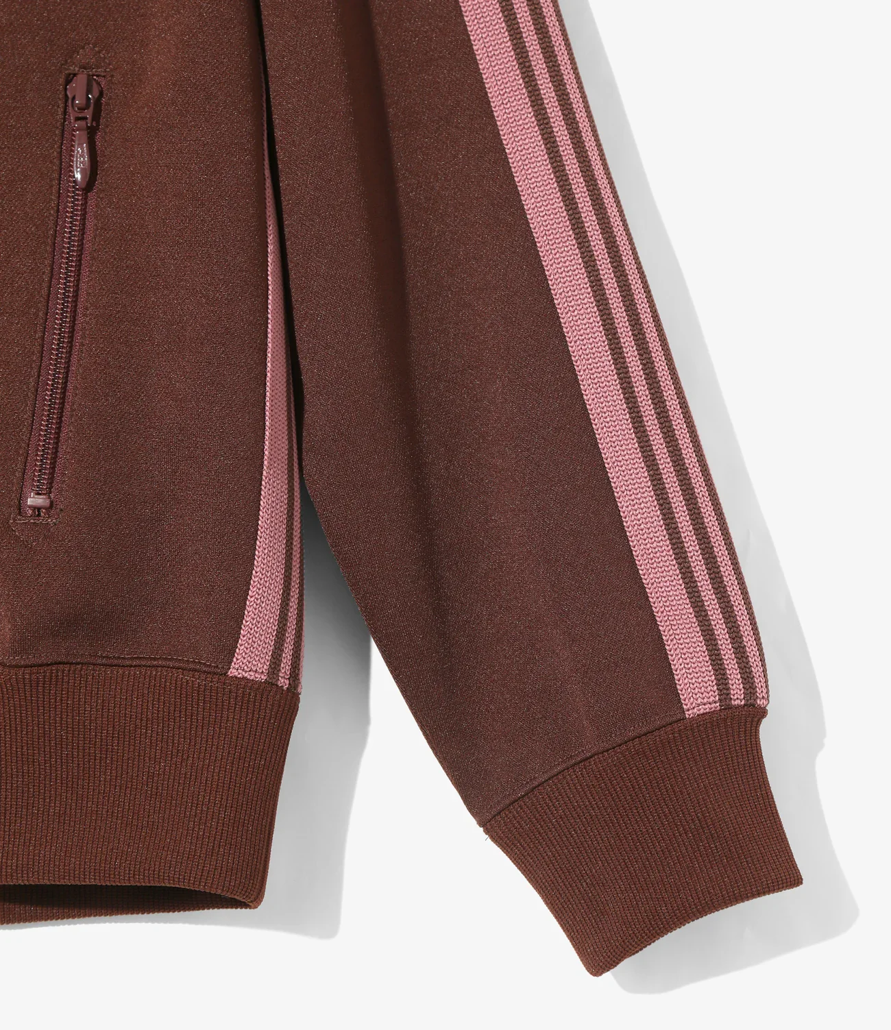 Needles Track Jacket Poly Smooth - Brown - Image 3