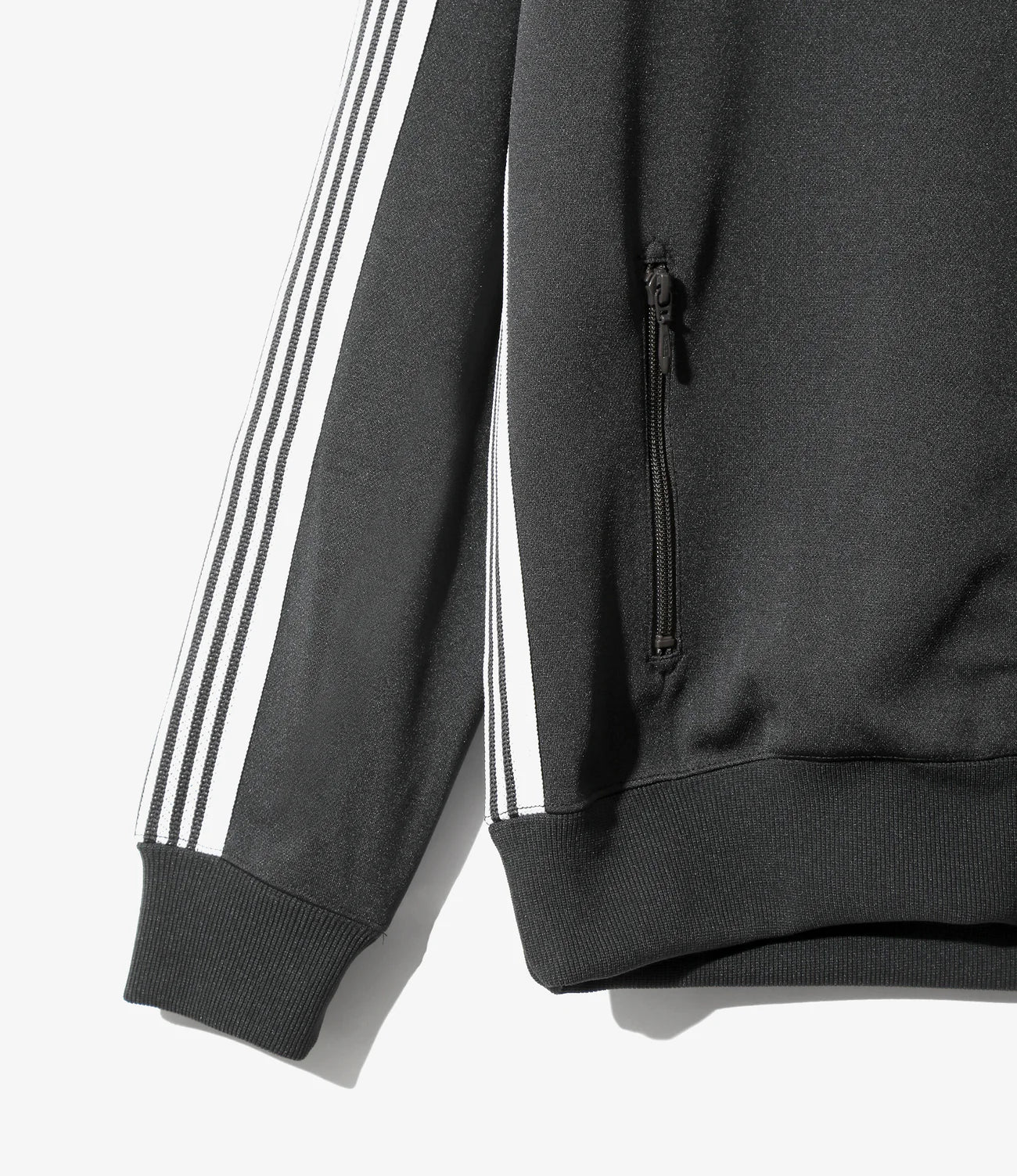 Needles Track Jacket Poly Smooth - Charcoal - Image 3