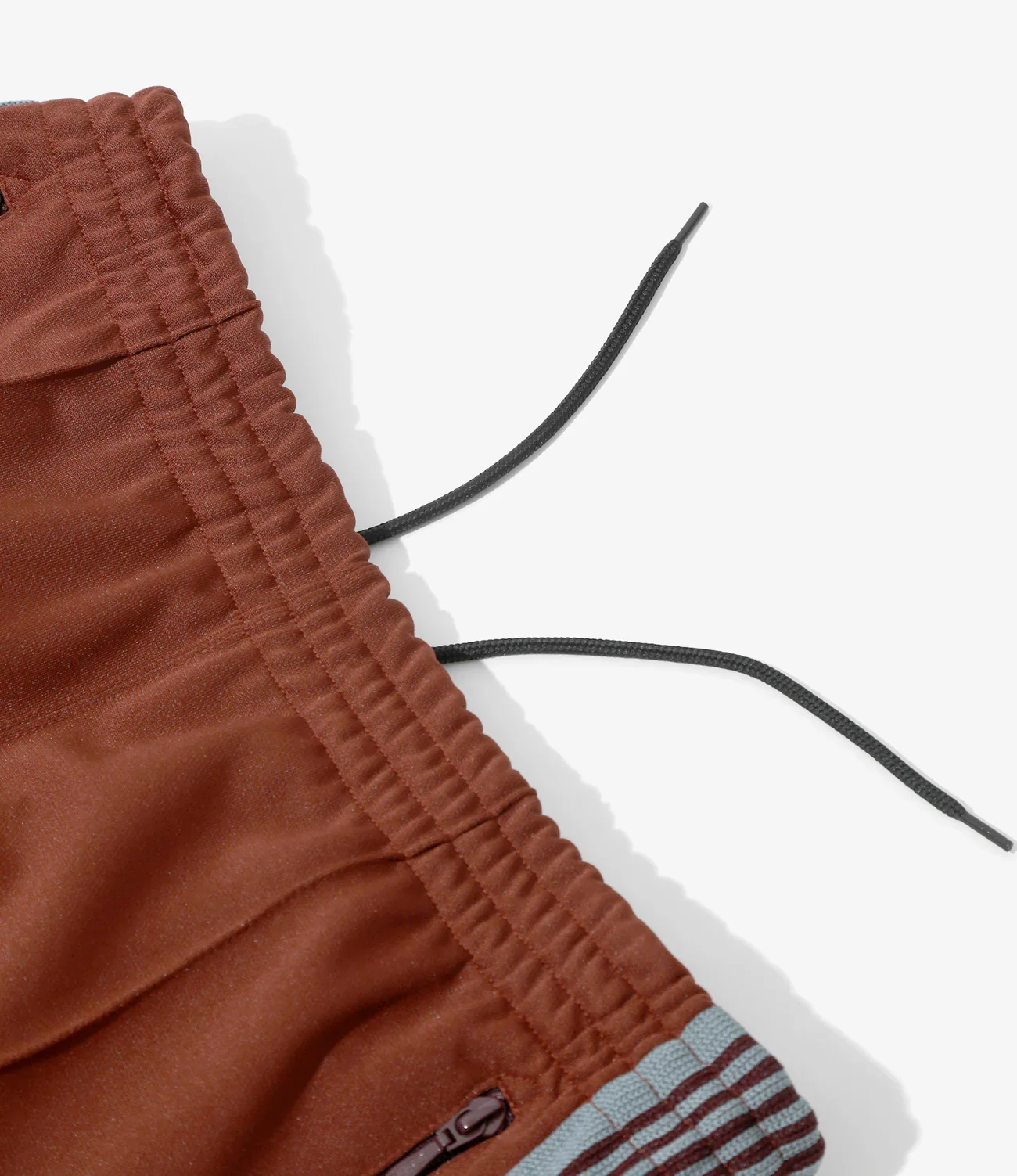 Needles Track Pants Poly Smooth - Rust - Image 5
