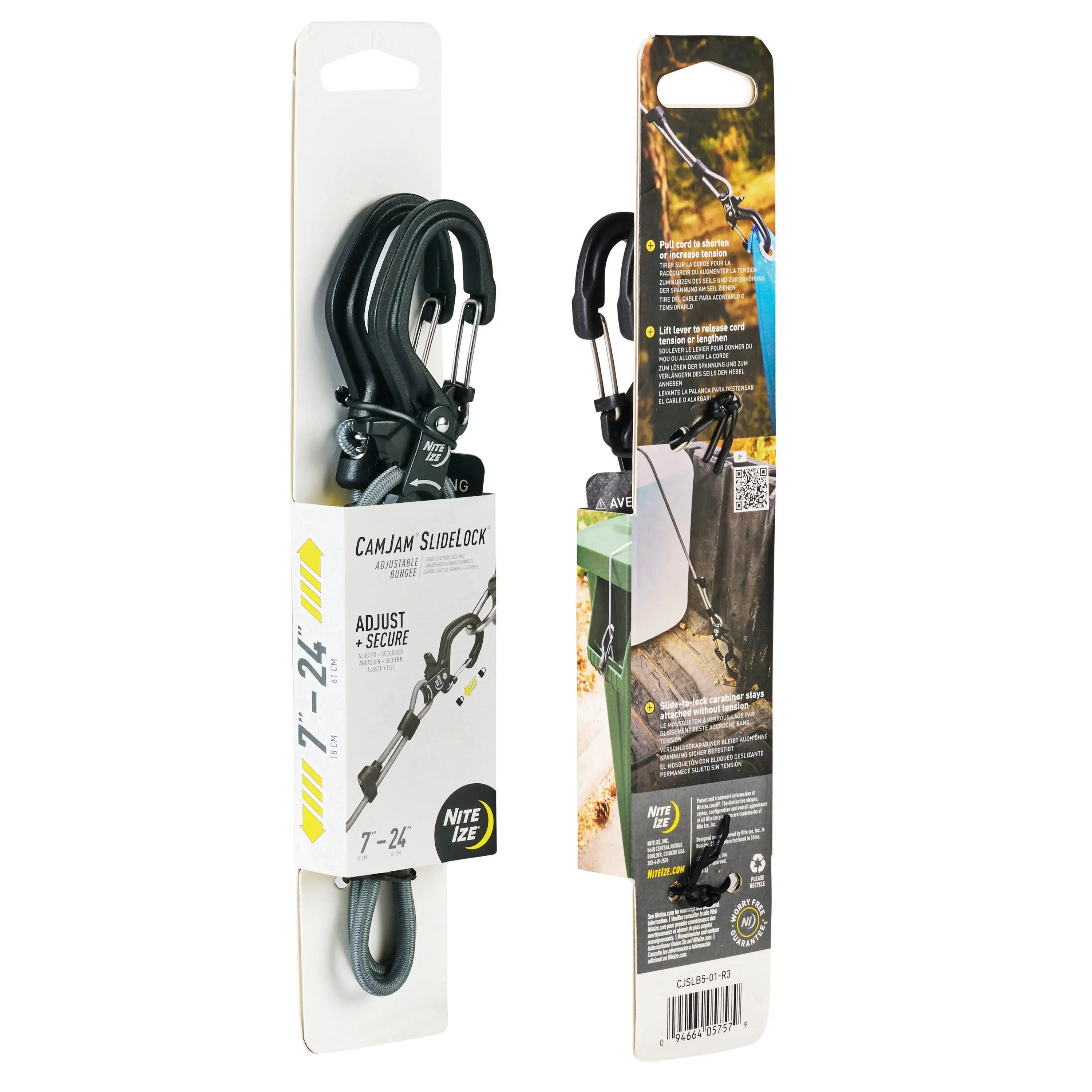Nite Ize CamJam® SlideLock® Adjustable Bungee - Image 4