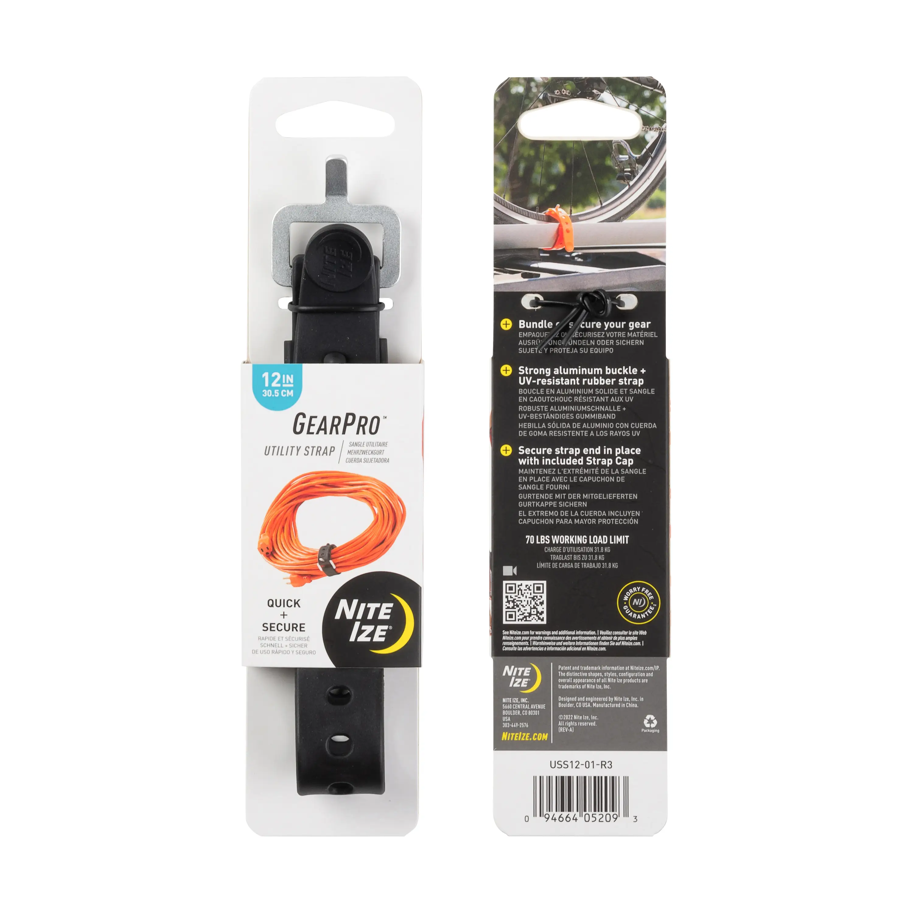 Nite-Ize GEARPRO® UTILITY STRAP - 18in (Black)