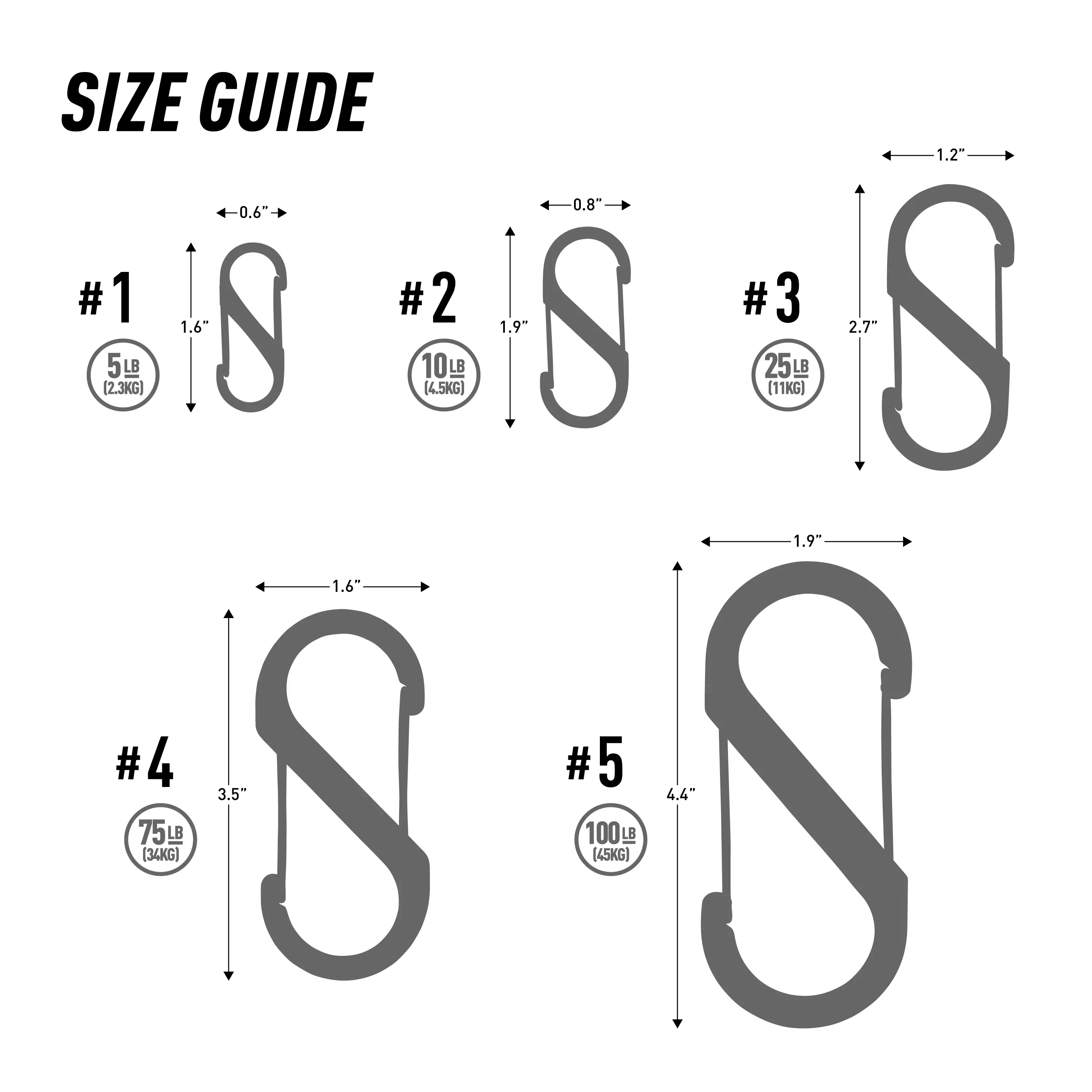 Nite Ize S-Biner #3 Dual Carabiner - Stainless Steel - Image 2