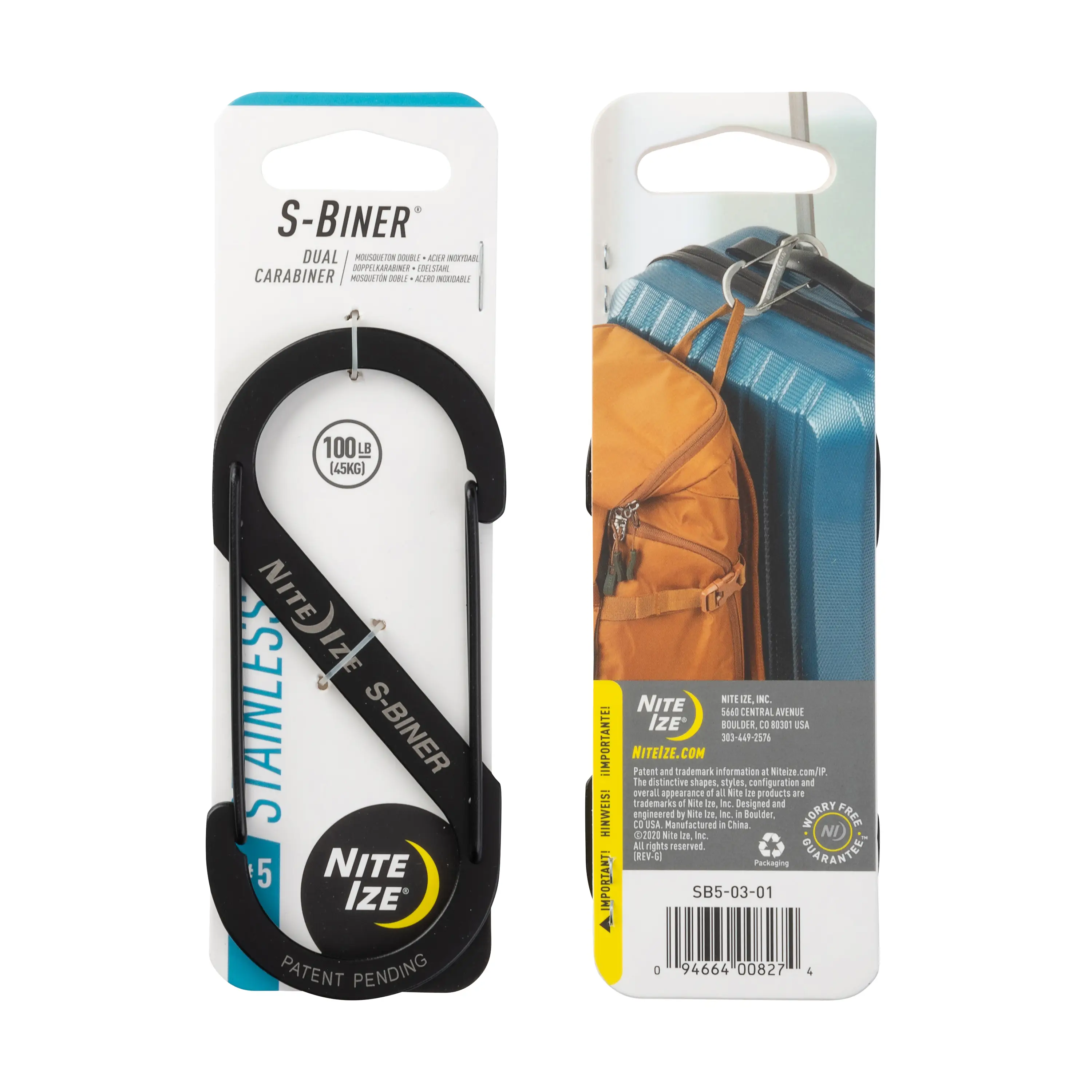 Nite Ize S-Biner #5 - Black