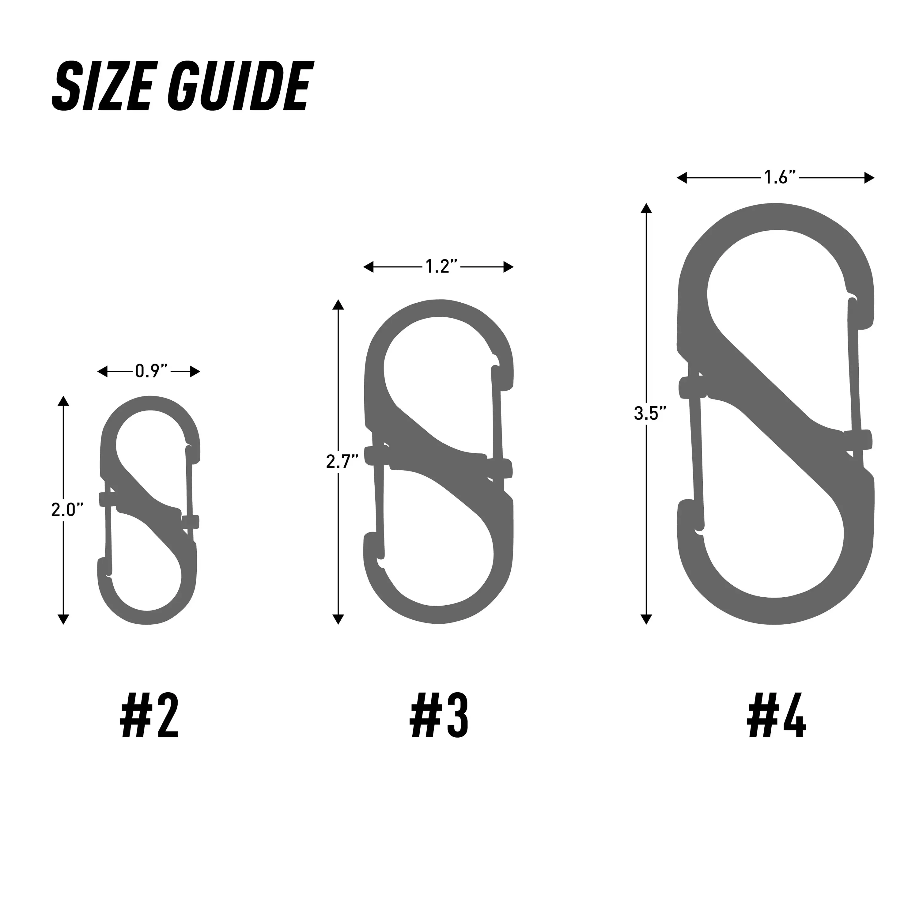 Nite Ize S-Biner SlideLock #4 - Stainless - Image 2