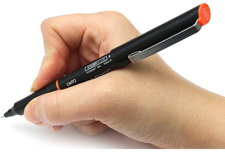 OHTO Graphic Liner Needle Point Rollerball Drawing Pen - Pigment Ink - Set of 6 - Image 5