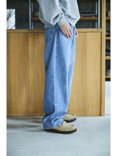 orSlow 100 Super Dad'S Fit Denim Pants - DENIM USED 95 - Image 3
