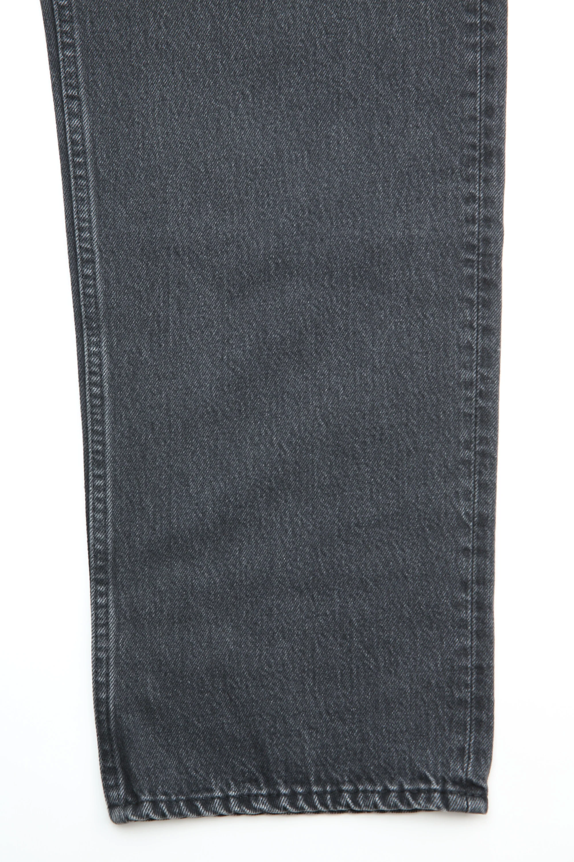 orSlow 101 DAD'S FIT DENIM PANTS (UNISEX) - Black Denim Stone - Image 5