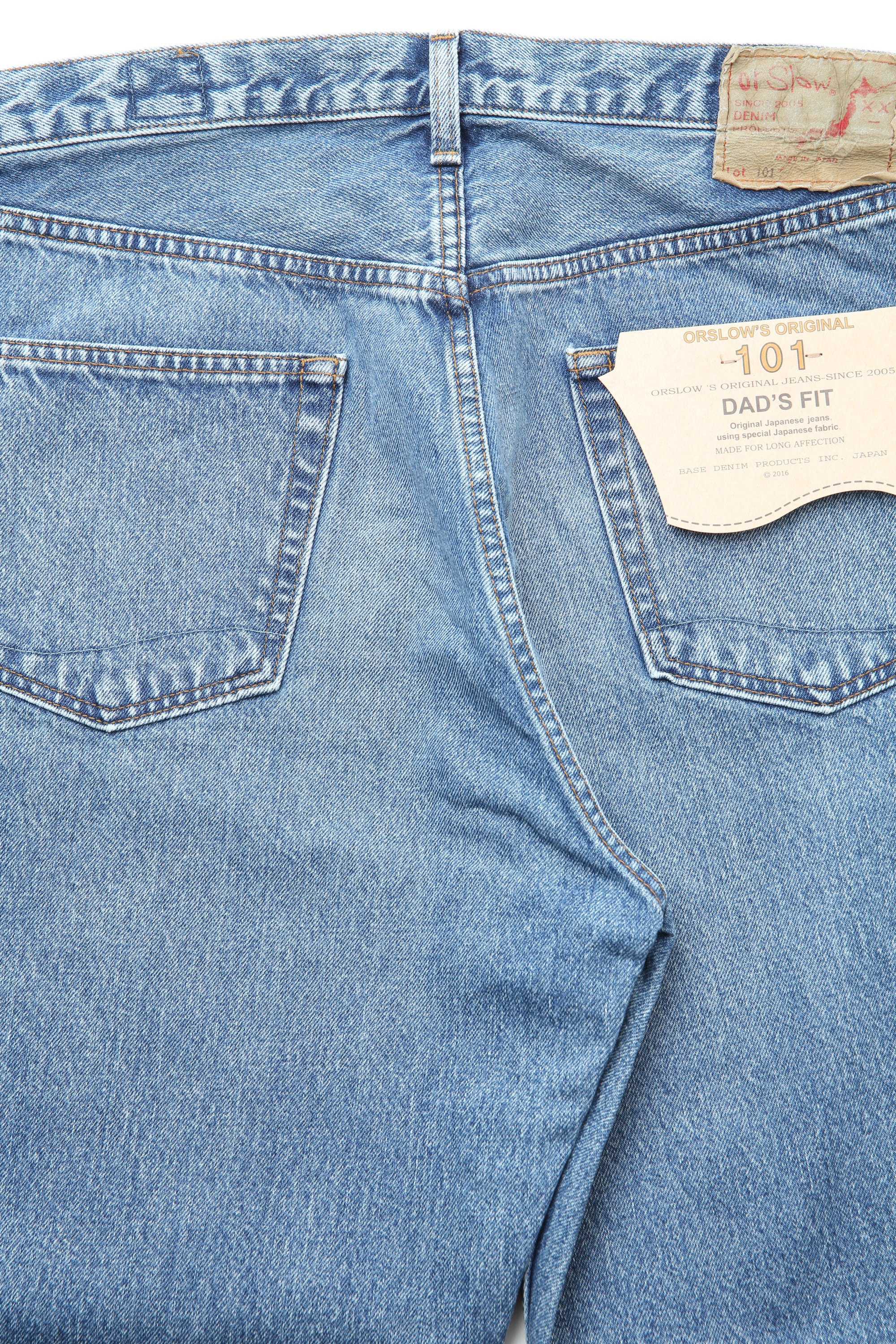 orSlow 101 Dad's Fit Denim Pants (UNISEX) - Denim Used - Image 10