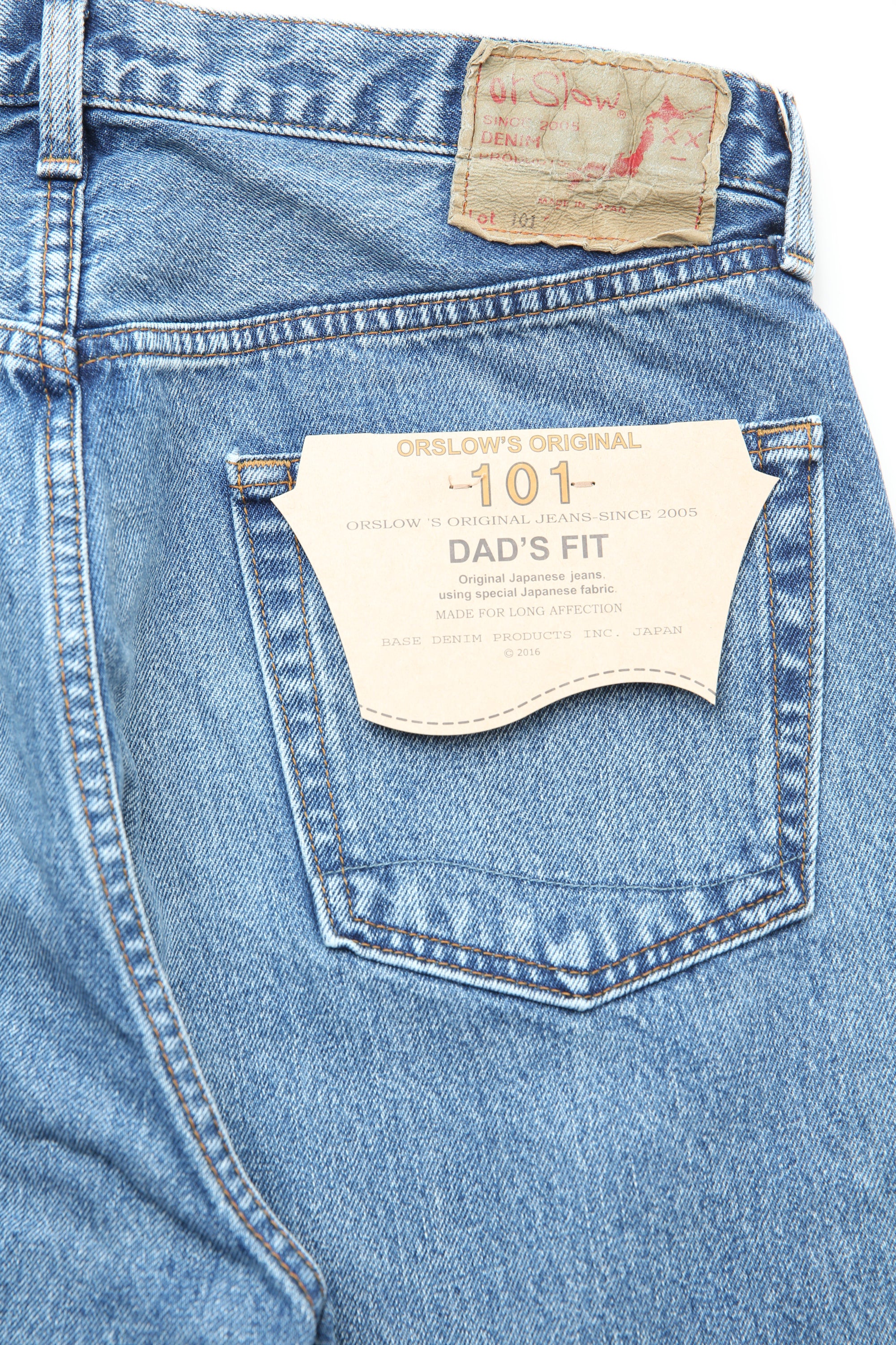 orSlow 101 Dad's Fit Denim Pants (UNISEX) - Denim Used - Image 12