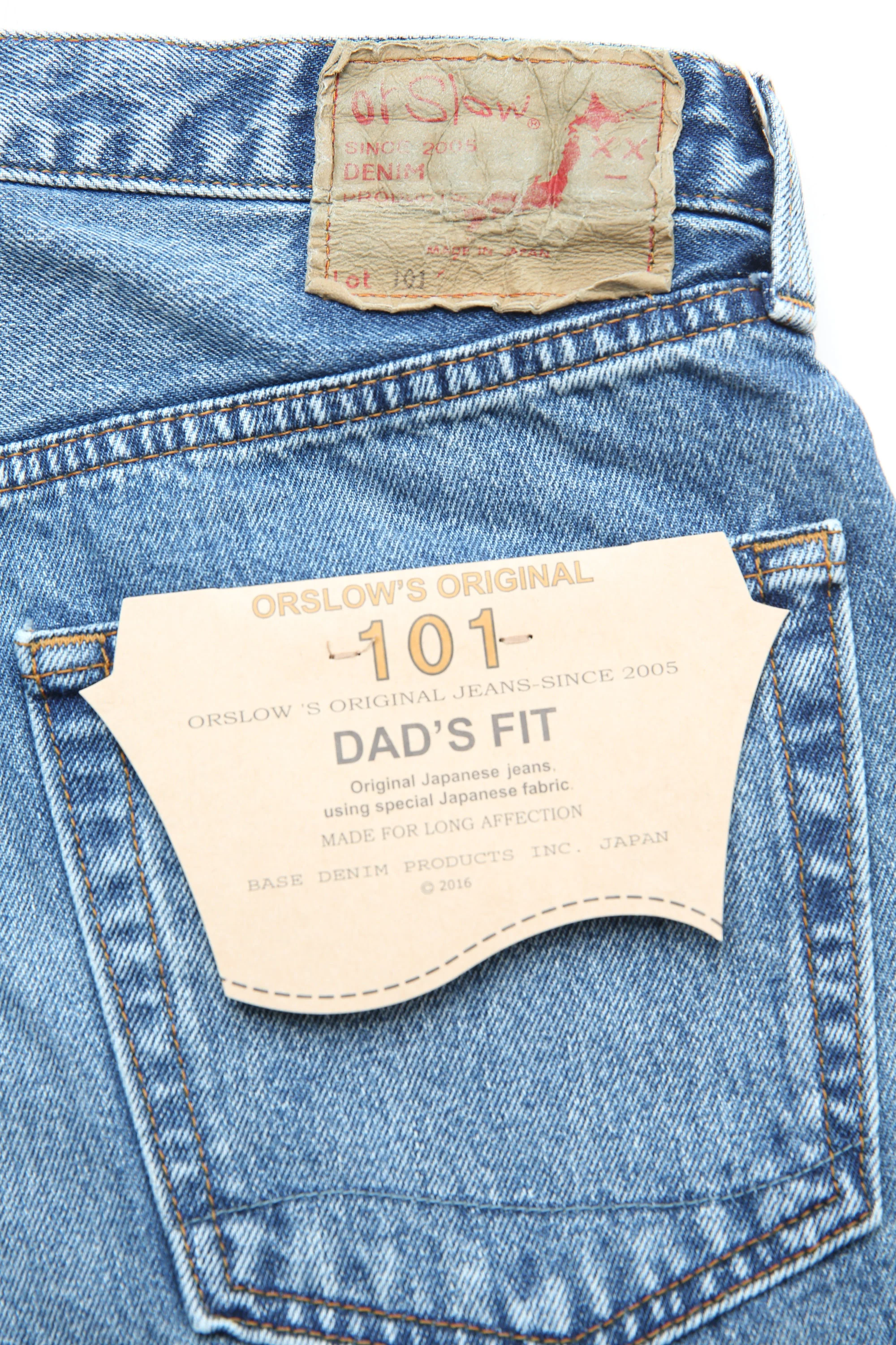 orSlow 101 Dad's Fit Denim Pants (UNISEX) - Denim Used - Image 13