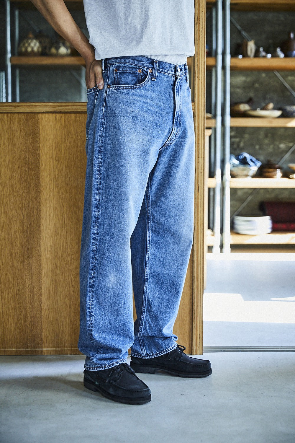 orSlow 101 Dad's Fit Denim Pants (UNISEX) - Denim Used - Image 14
