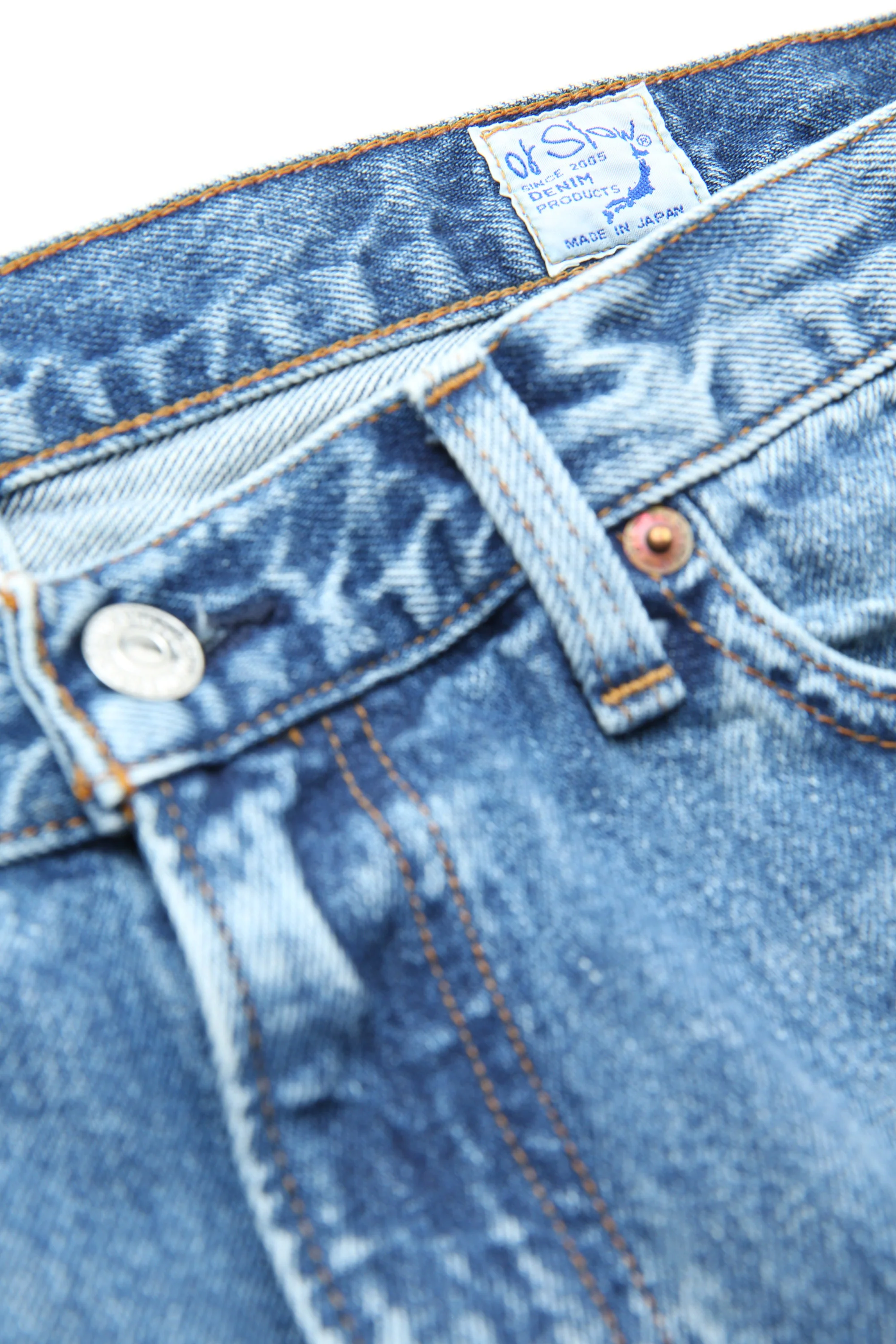 orSlow 101 Dad's Fit Denim Pants (UNISEX) - Denim Used - Image 8