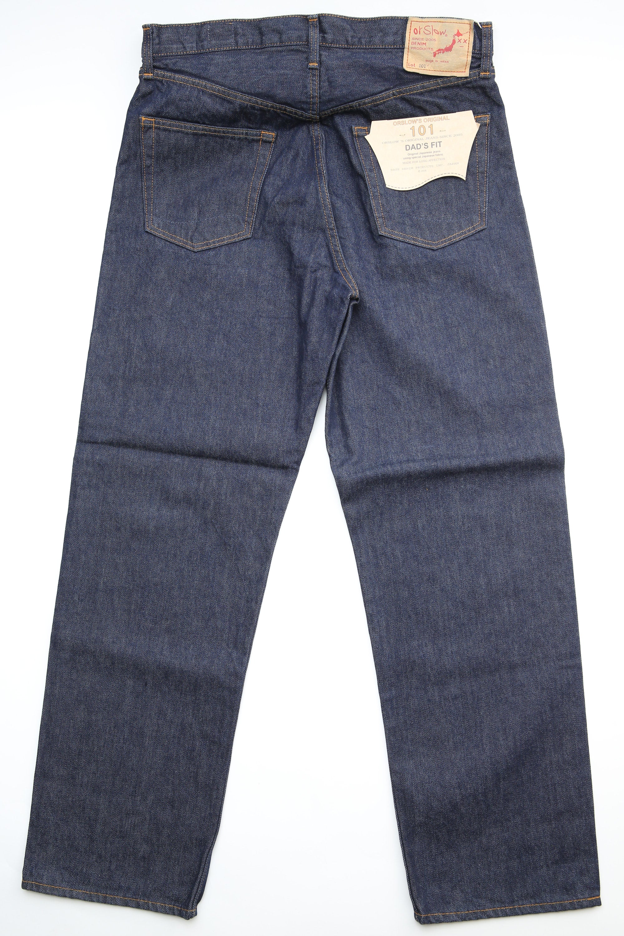 orSlow 101 DAD'S FIT DENIM PANTS (UNISEX) - One Wash - Image 7