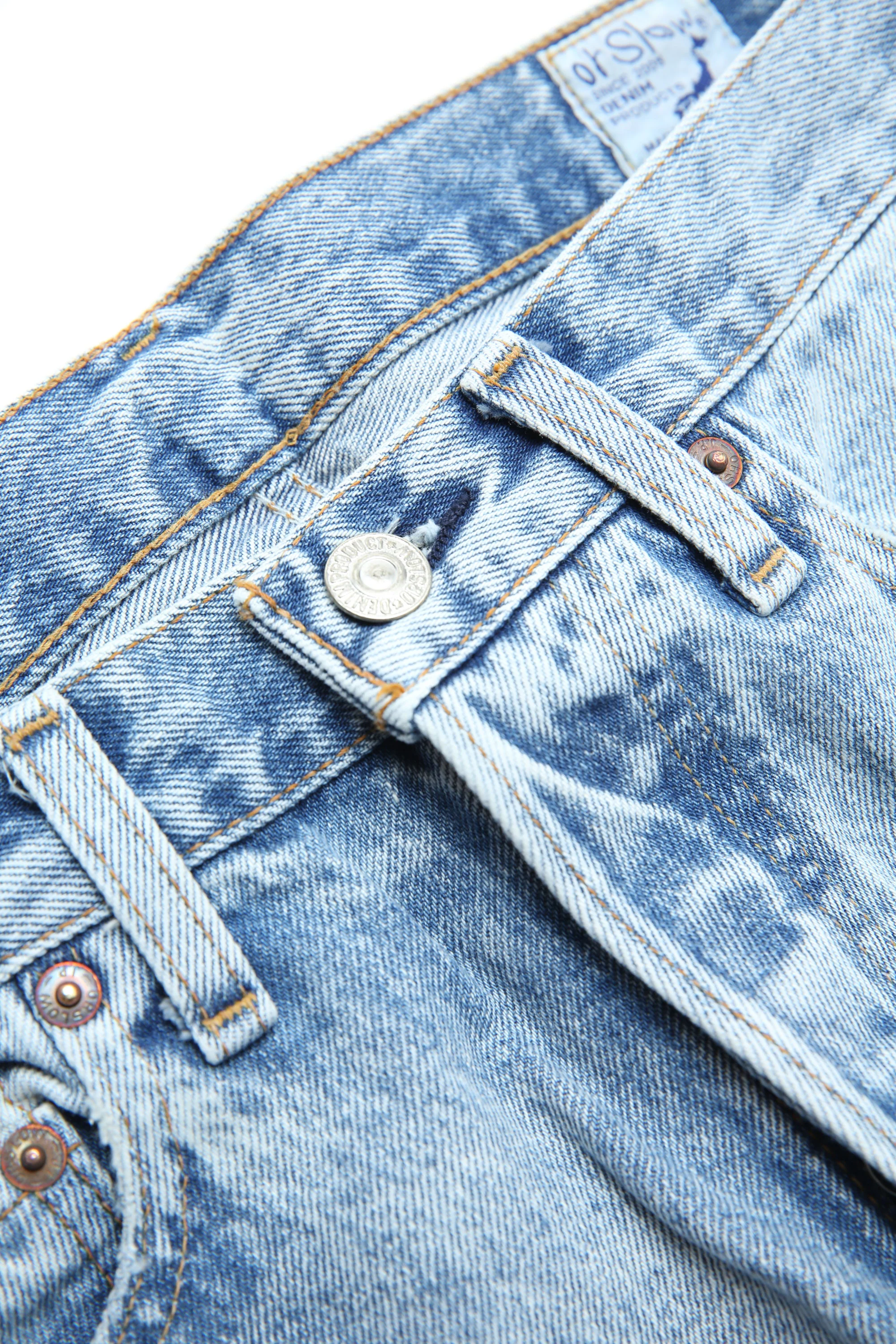 orSlow 105 90's Men's Standard Fit Denim - Sky Blue - Image 6