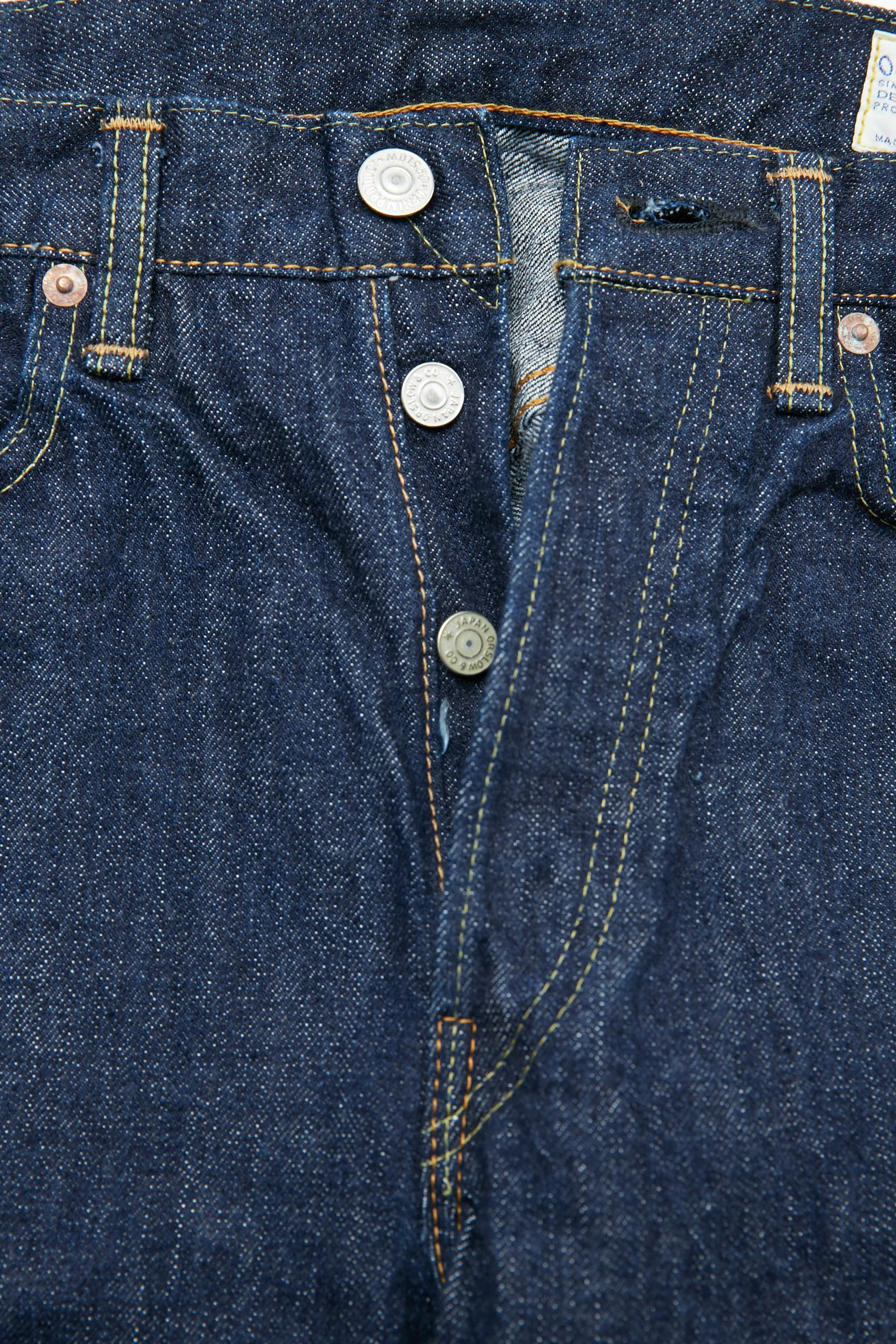 orSlow 105 Standard Fit Selvedge Denim Jean - One Wash - Image 2
