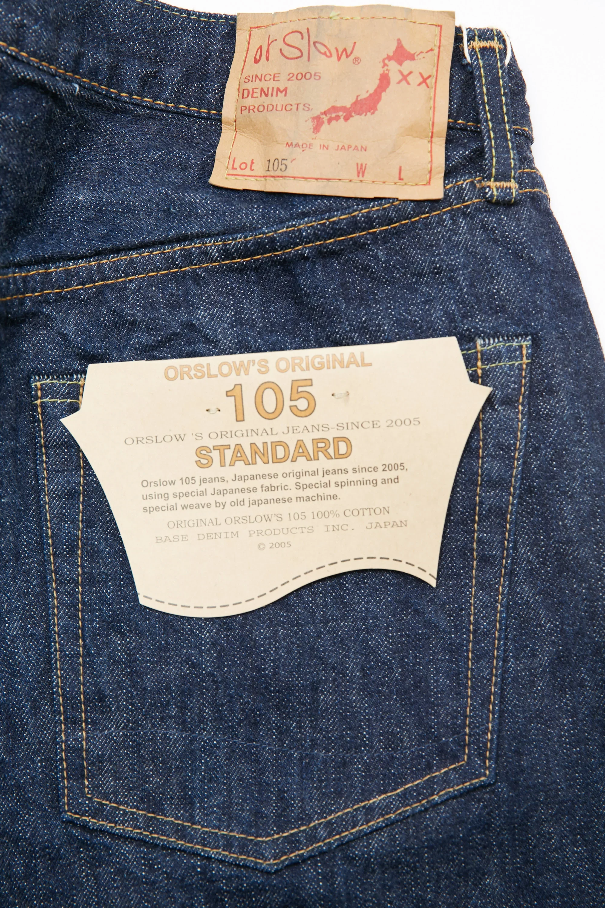 orSlow 105 Standard Fit Selvedge Denim Jean - One Wash - Image 9