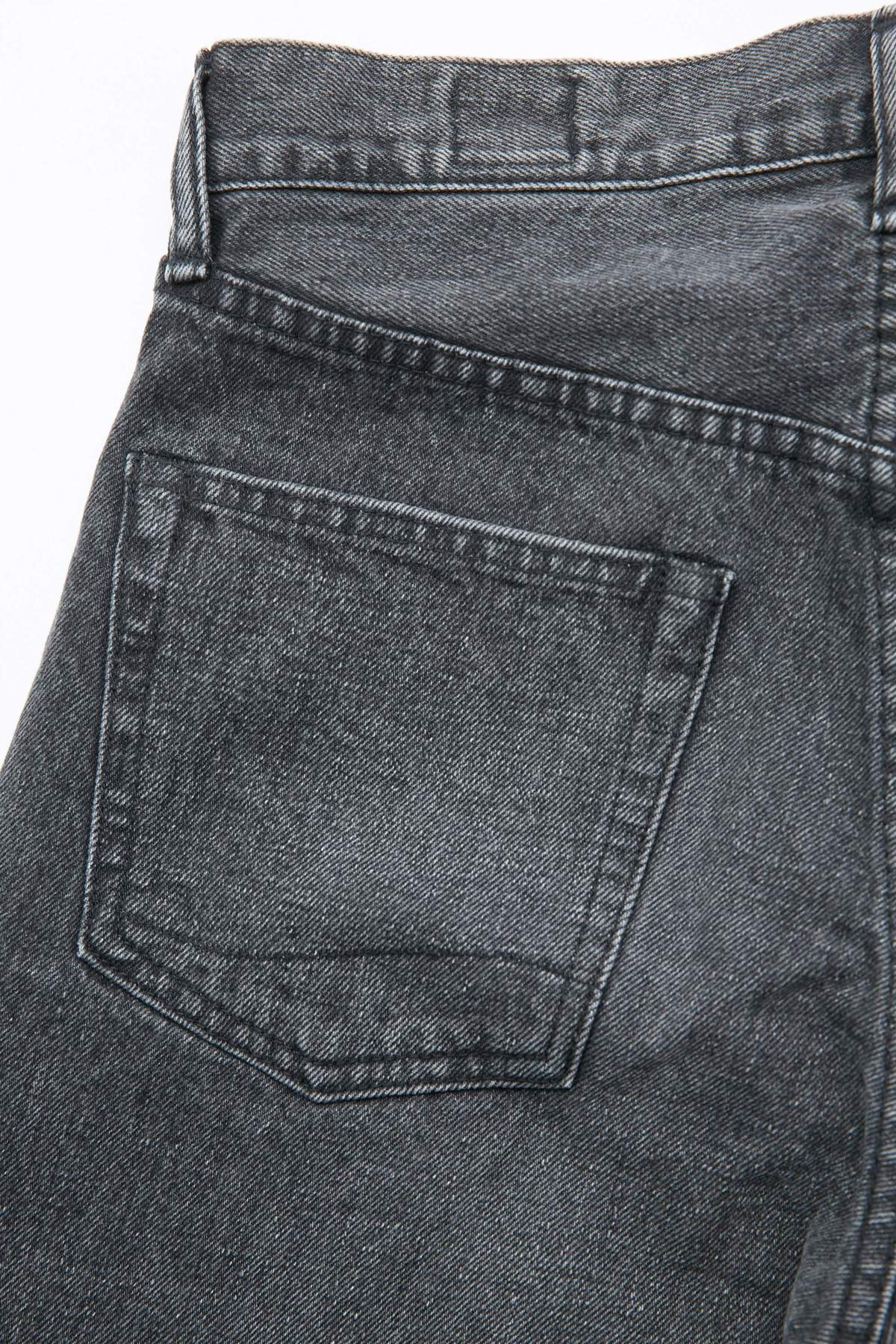 orSlow 107 Ivy Fit Slim Jean - Black Denim Stone - Image 10