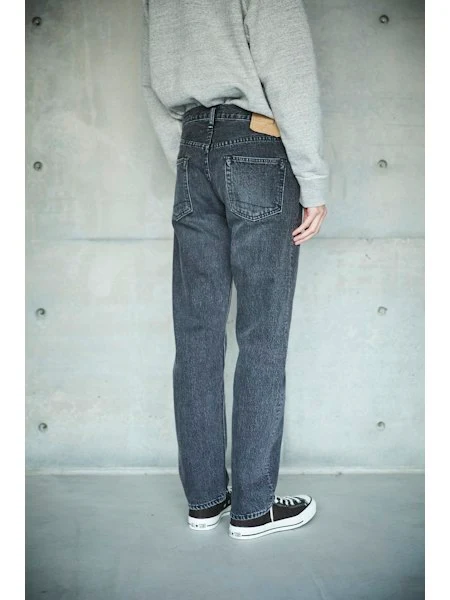 orSlow 107 Ivy Fit Slim Jean - Black Denim Stone - Image 19