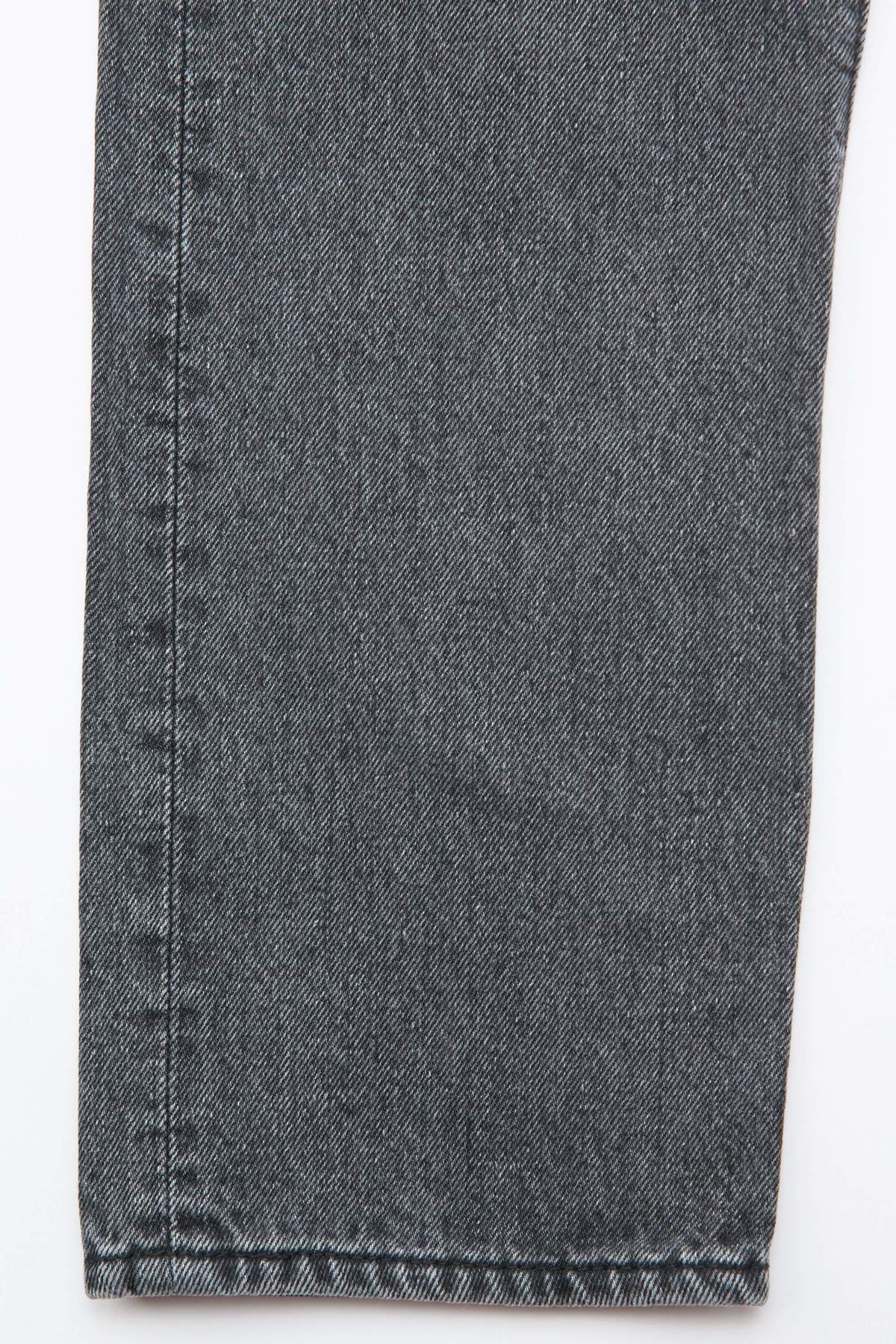 orSlow 107 Ivy Fit Slim Jean - Black Denim Stone - Image 5