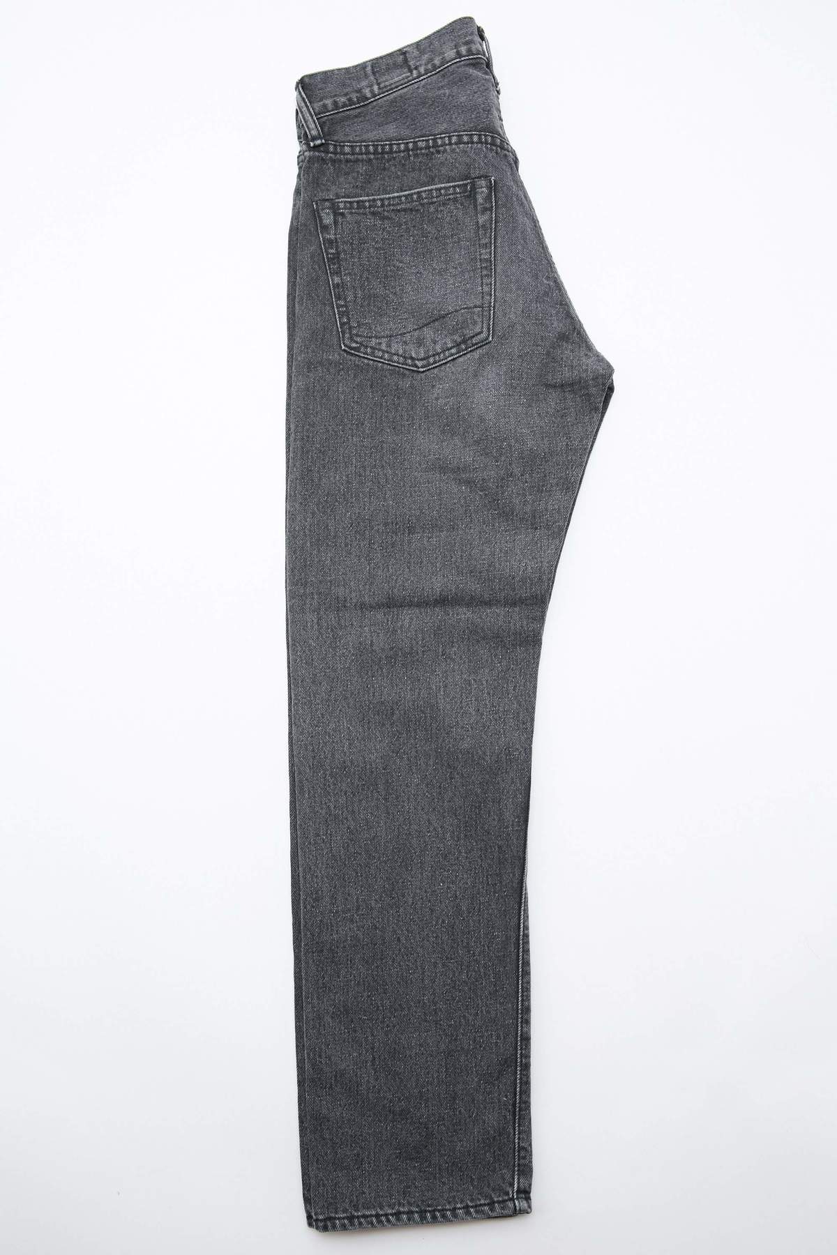 orSlow 107 Ivy Fit Slim Jean - Black Denim Stone - Image 7
