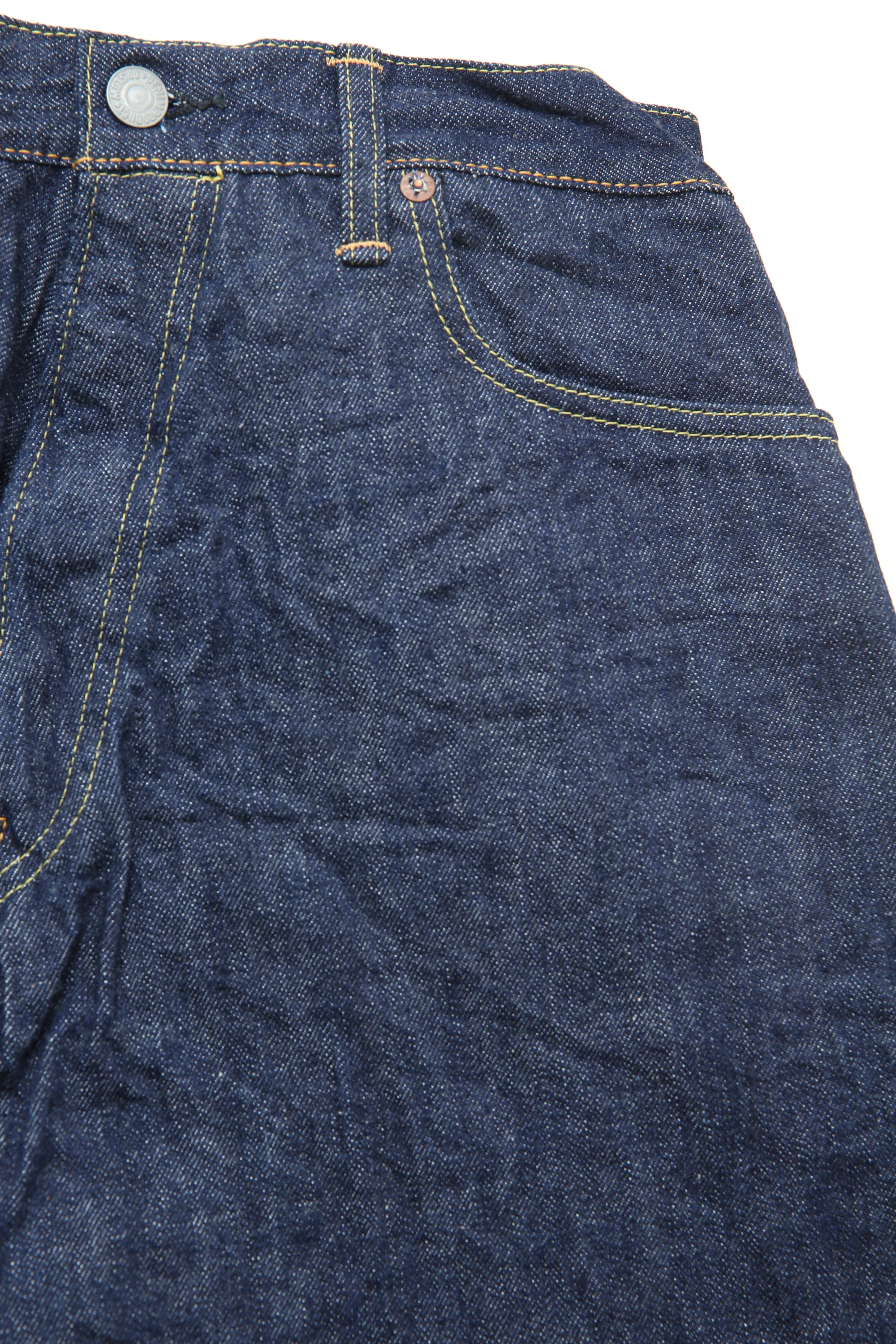 orSlow "wolSro" Backward Denim Short Pants - One Wash - Image 11