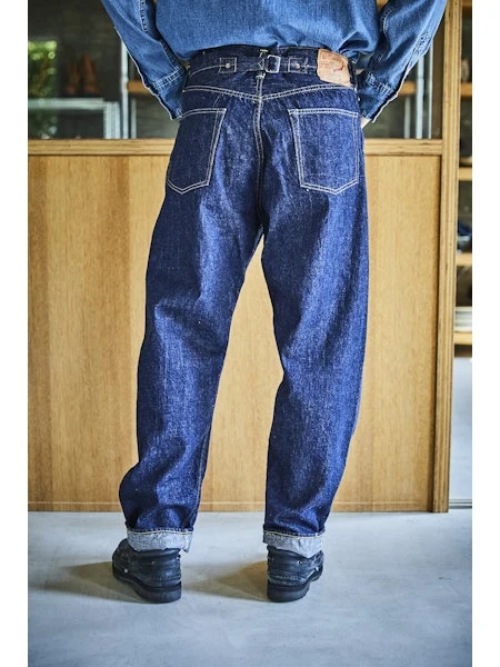 orSlow GRAND DAD'S FIT DENIM PANTS - One Wash - Image 6